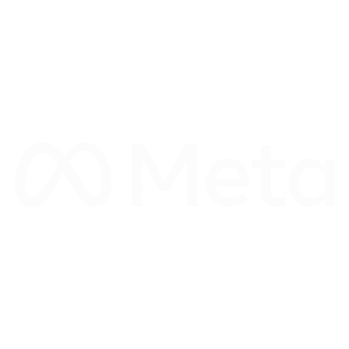 White Meta logo 