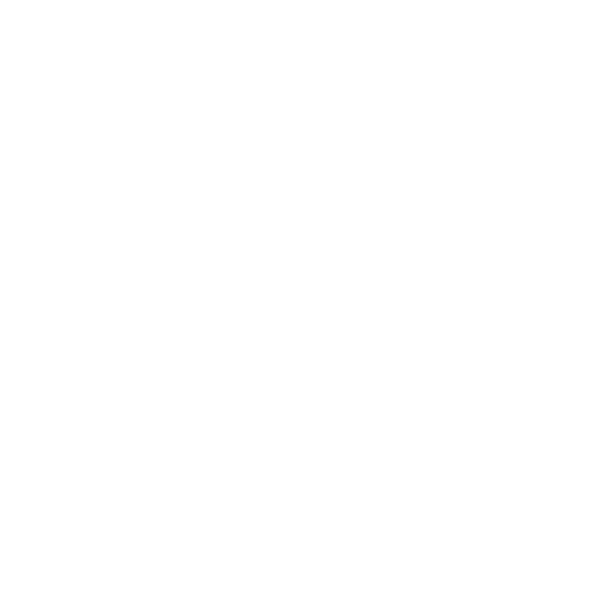 White logo of Airbnb 
