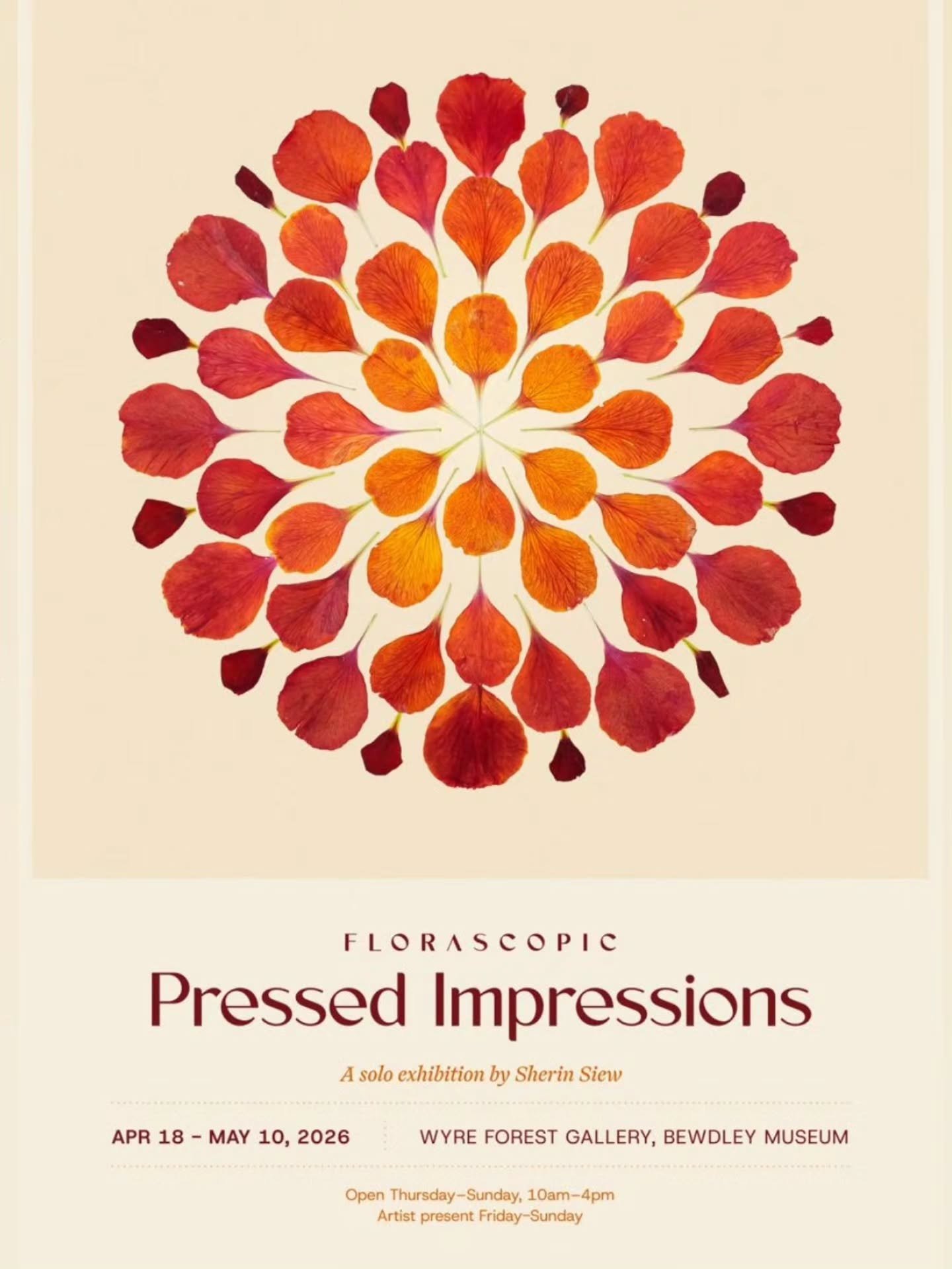 My first solo exhibition begins Saturday. 🌸 UK folks, would love to see you!

Pressed Impressions
18 APR - 10 MAY 2026 | Wyre Forest Gallery, Bewdley Museum

&lsquo;Pressed Impressions&rsquo; explores the aesthetic and scientific intricacies of plan