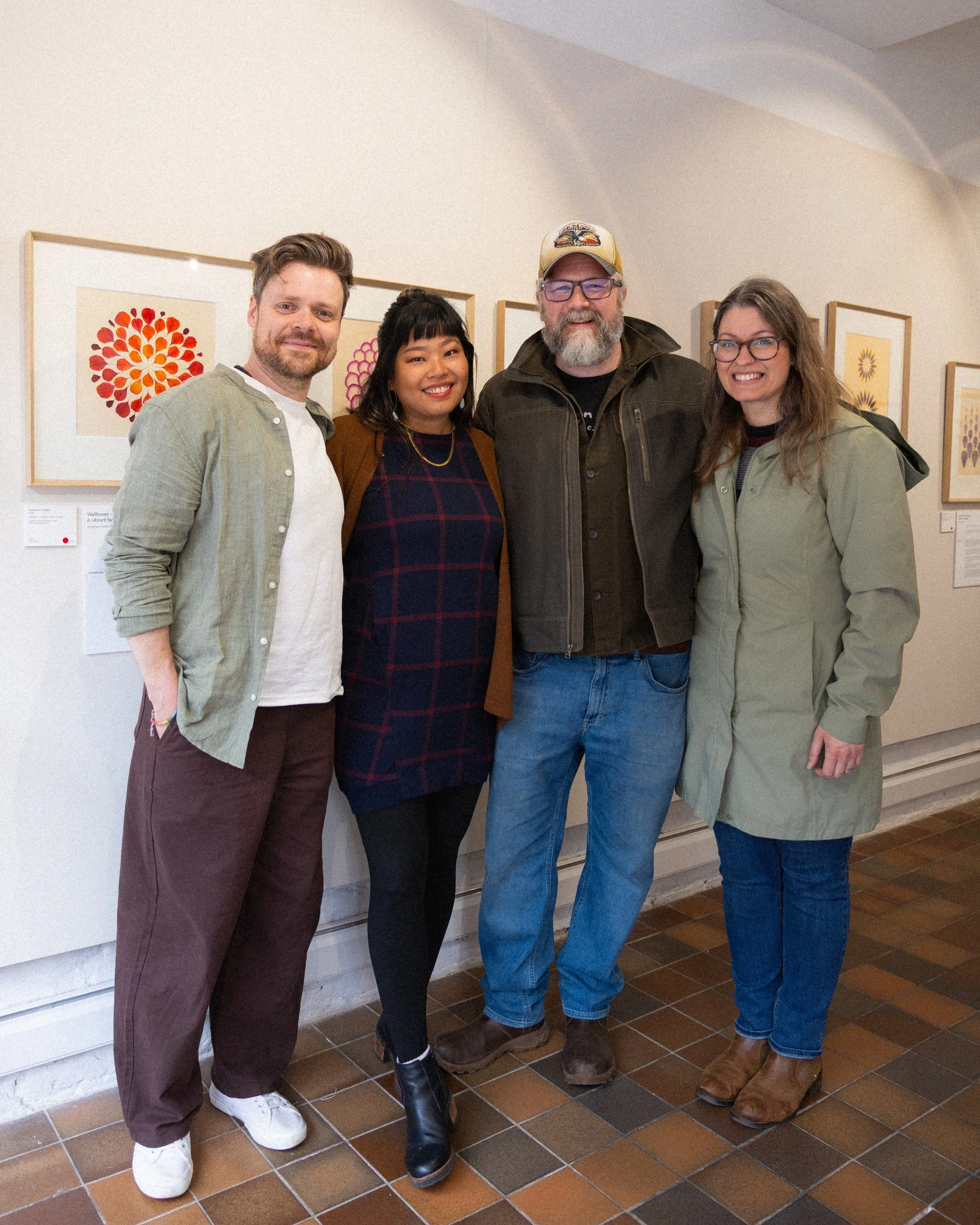 A movie poster artist and an egyptologist walk into a gallery... sounds like the start of a joke, but was simply thrilled/starstruck to meet @paulshipper and @keleesiat at Florascopic Bewdley. Both brilliant and full of kind words. Immensely grateful
