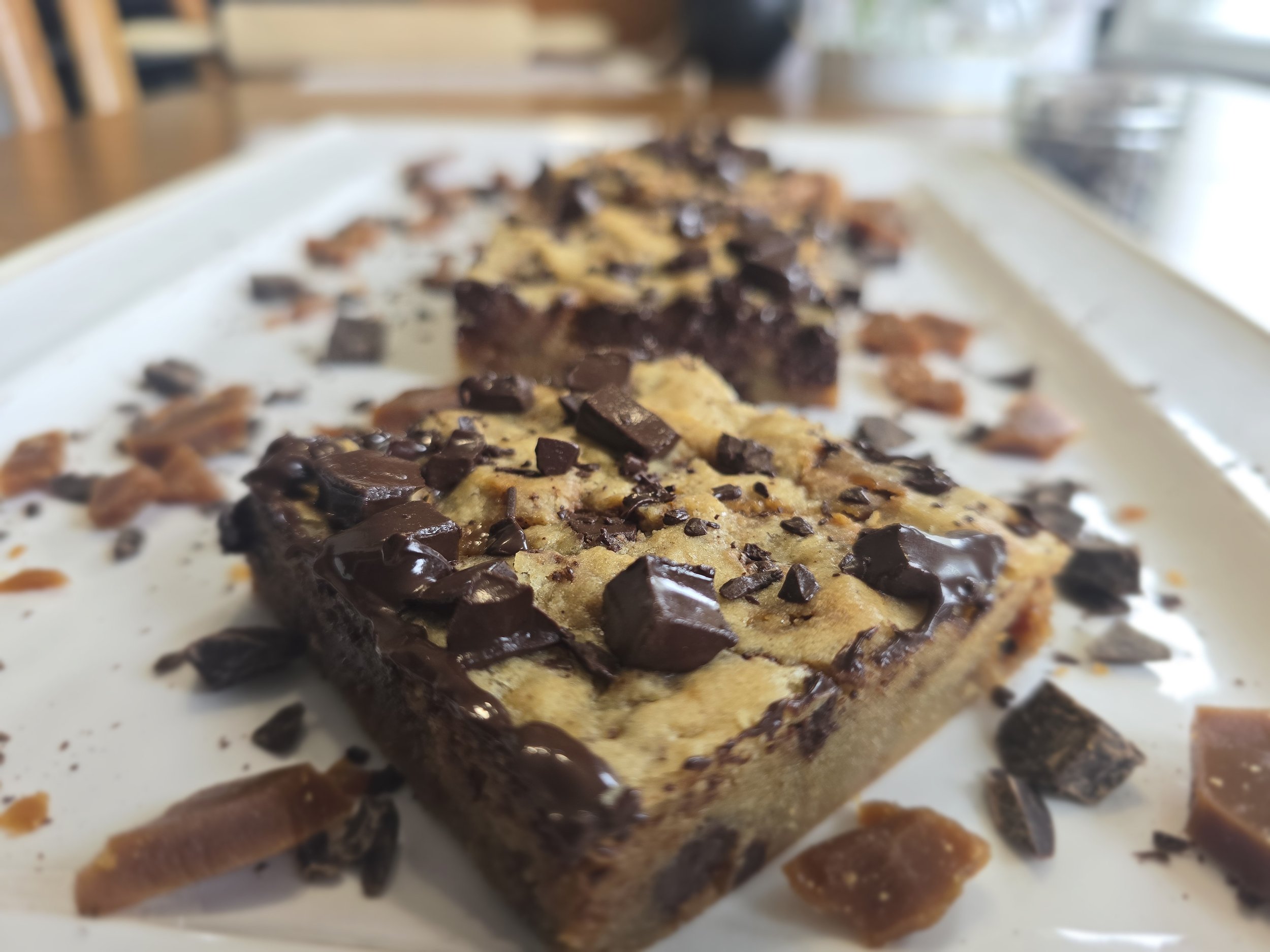Dark Chocolate Toffee Bliss Blondie