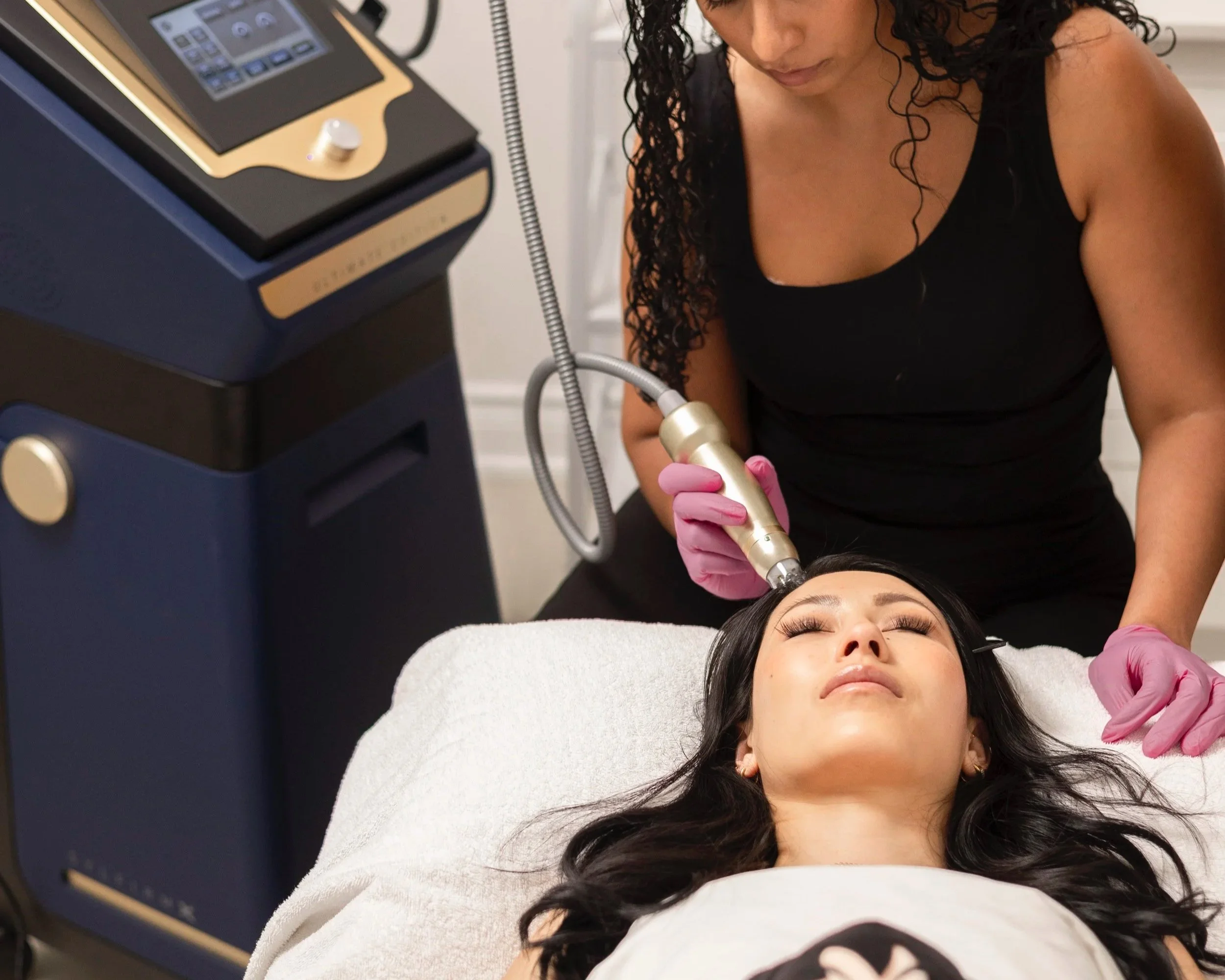 Sylfirm X RF microneedling device at Senzu Bean clinic in Markham ON