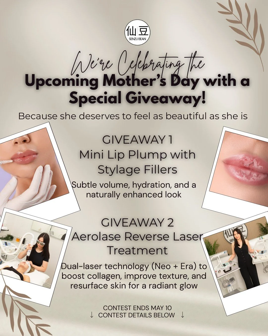 Mother&rsquo;s Day Giveaway &mdash; because she deserves to feel as beautiful as she is 🤍✨

We&rsquo;re celebrating moms, moms-to-be, and all the incredible mother figures with a special giveaway designed to help her feel confident, refreshed, and g