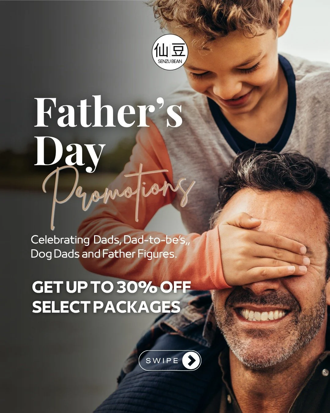 Celebrate Father's Day with up to 30% off select packages 👔✨

This Father&rsquo;s Day, celebrate the dads, husbands, grandfathers, and father figures who show up every day with strength, dedication, and love 🤍

While men are often the first to take