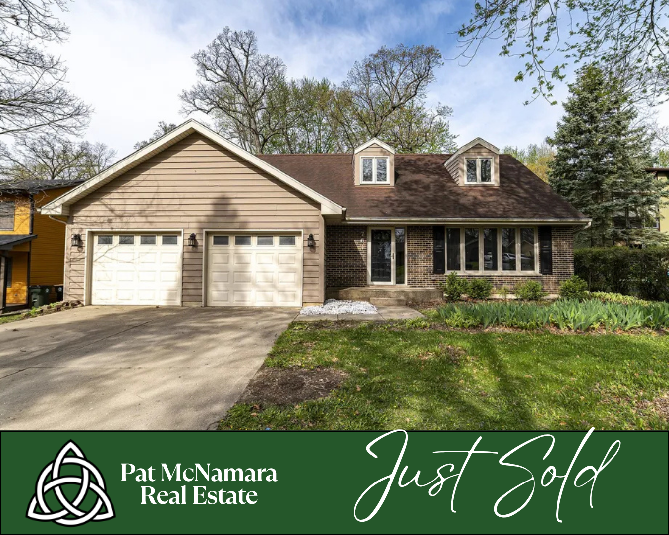 761 Cynthia Dr, Lake Holiday, IL | This well-maintained three-bedroom cedar and brick Cape Cod is tucked away in a quiet area of Lake Holiday, just one block from the water. The interior features a spacious layout with a wood-burning fireplace, fresh