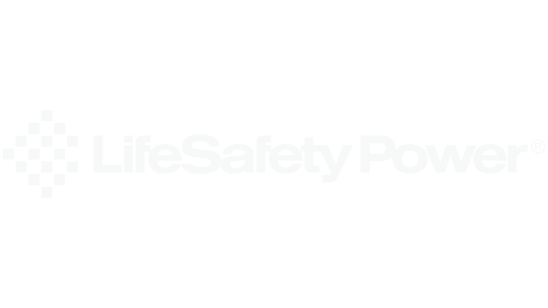 Lifesafety Power logo in black and white, featuring a diamond-shaped pattern on the left and the words 'Lifesafety Power' to the right.