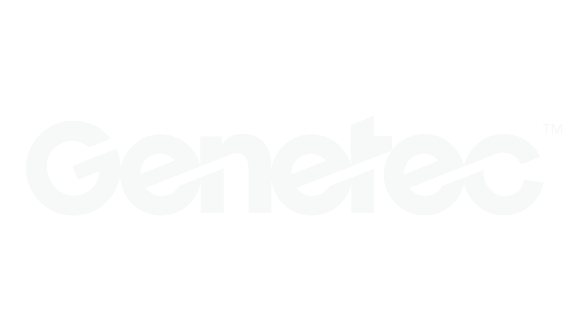 Black background with the white logo 'Genetec' in bold, stylized text.