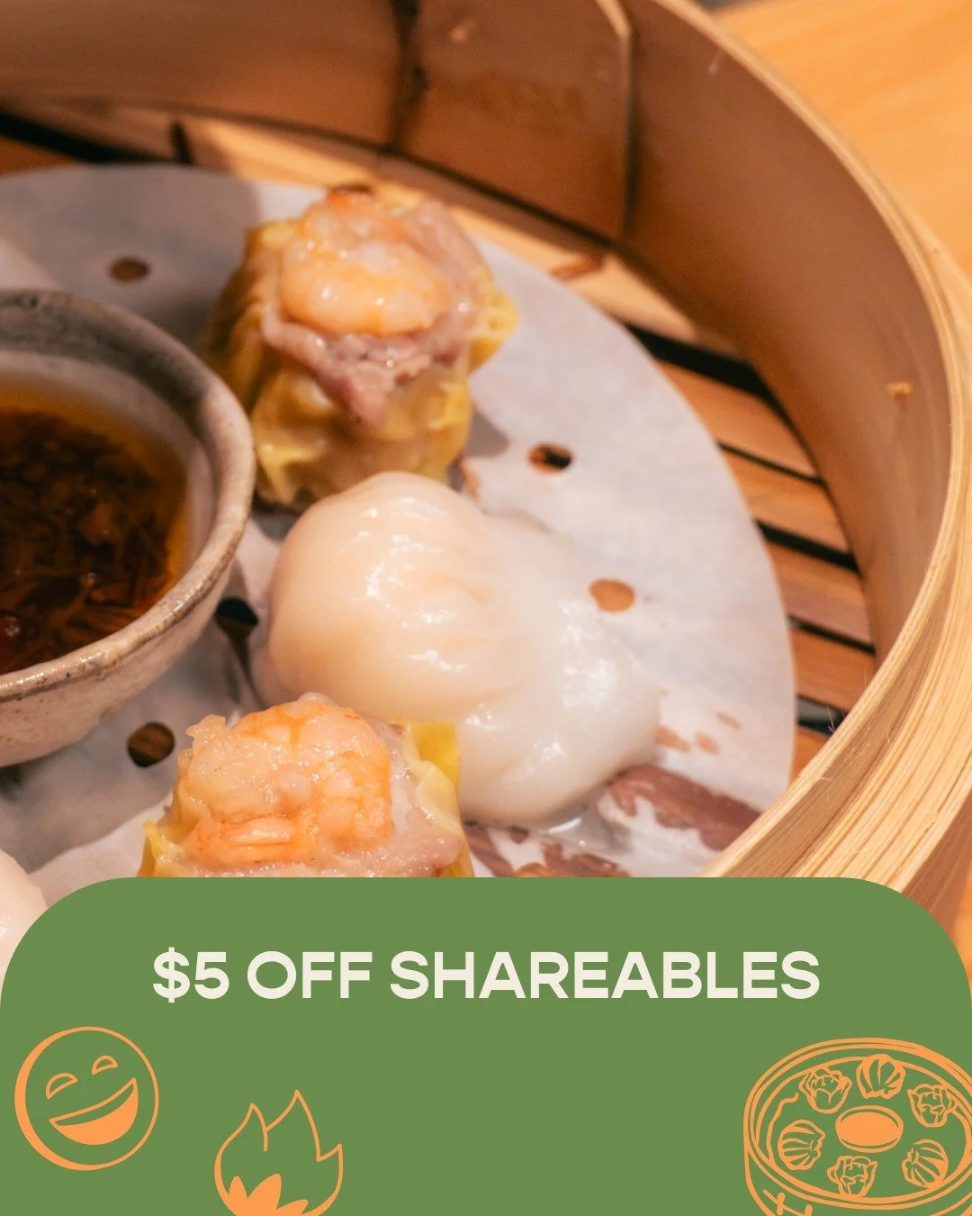 ...and this is just the beginning!

Every day, from 2&ndash;5 PM &amp; 9 PM &ndash; Close

🍸 All cocktails $10
🍺 Beer &amp; highballs $5
🍷 Wine $6 (6oz) | $9 (9oz)
🍾 &frac12; off bottles of wine
🥟 $5 off all shareables

📍 854 Denman St.
🔗 Book