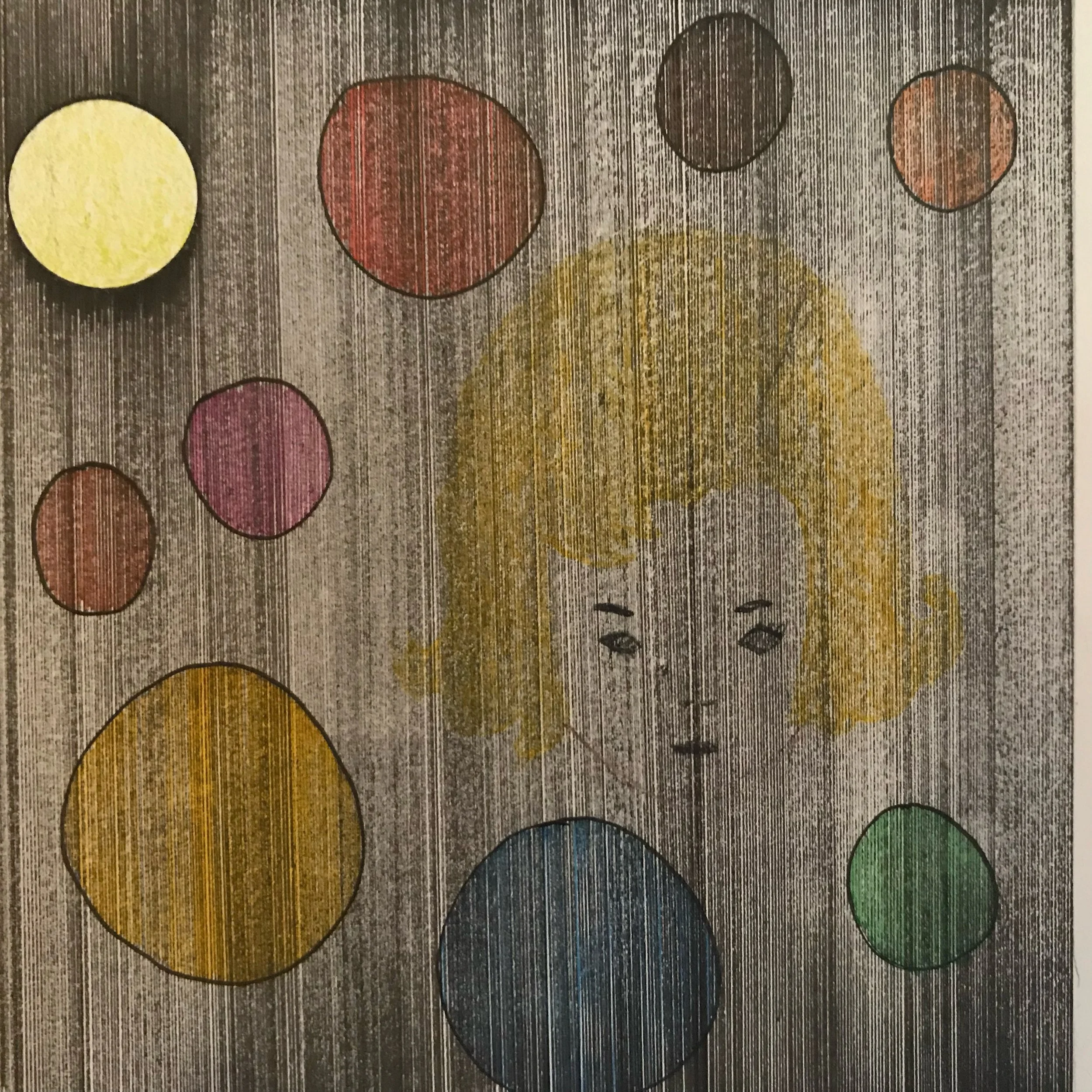 4.5" x 4.5" Ink on Paper