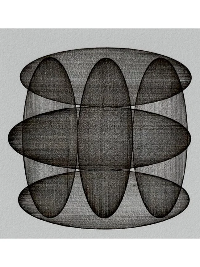 5.25" x 5.25" Ink on Paper