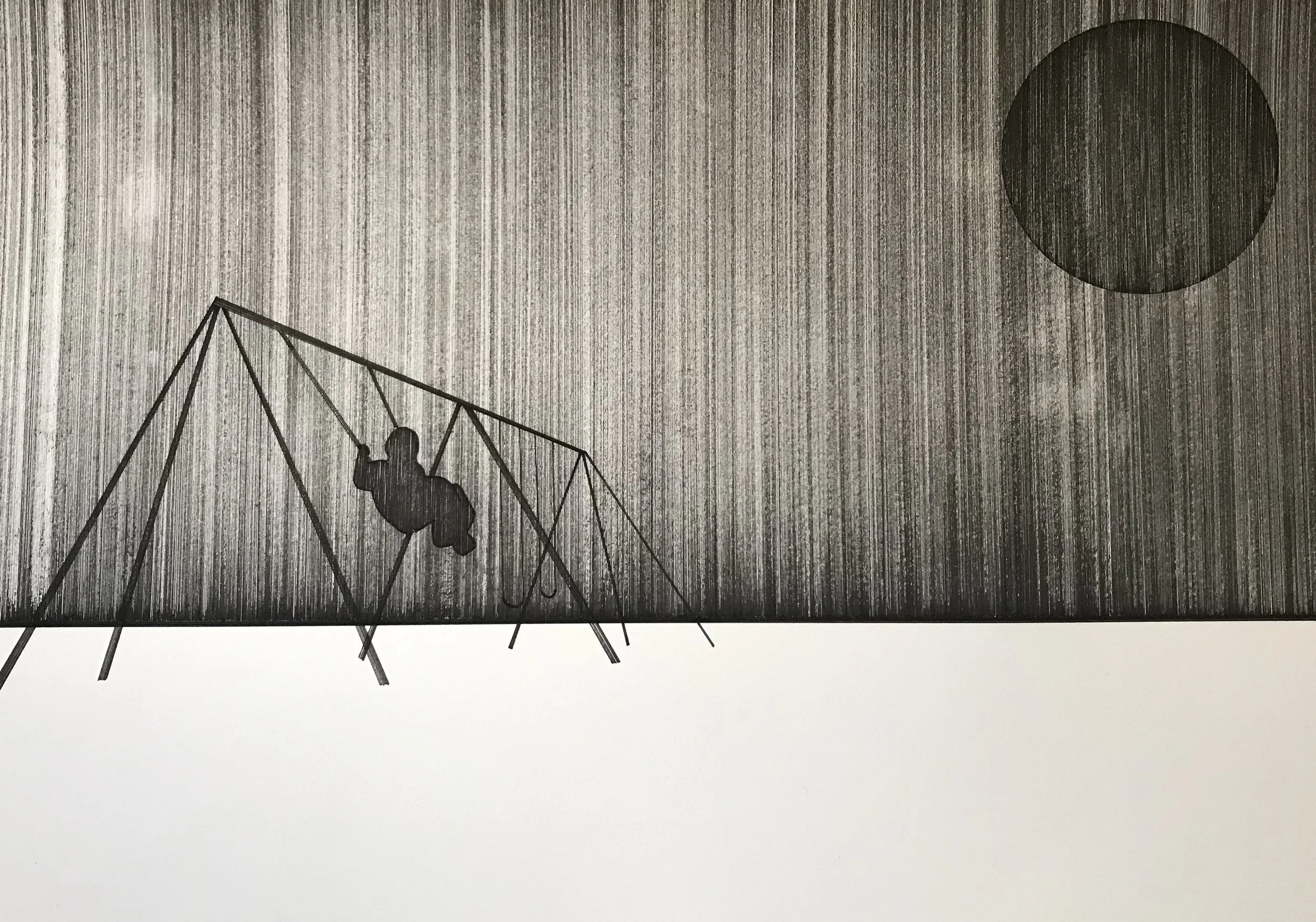 13.5" x 9.5" Ink on Paper