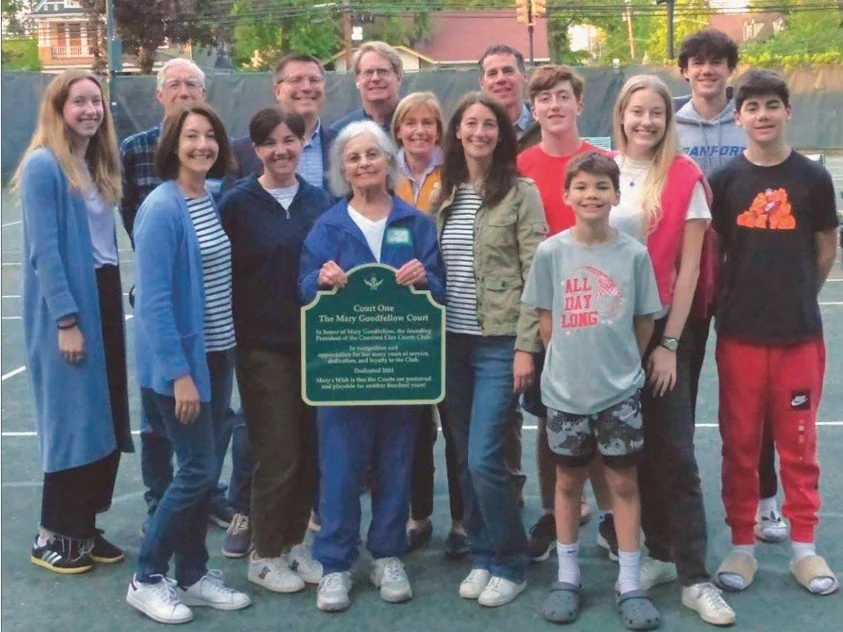 Mary Goodfellow & Family at her dedication