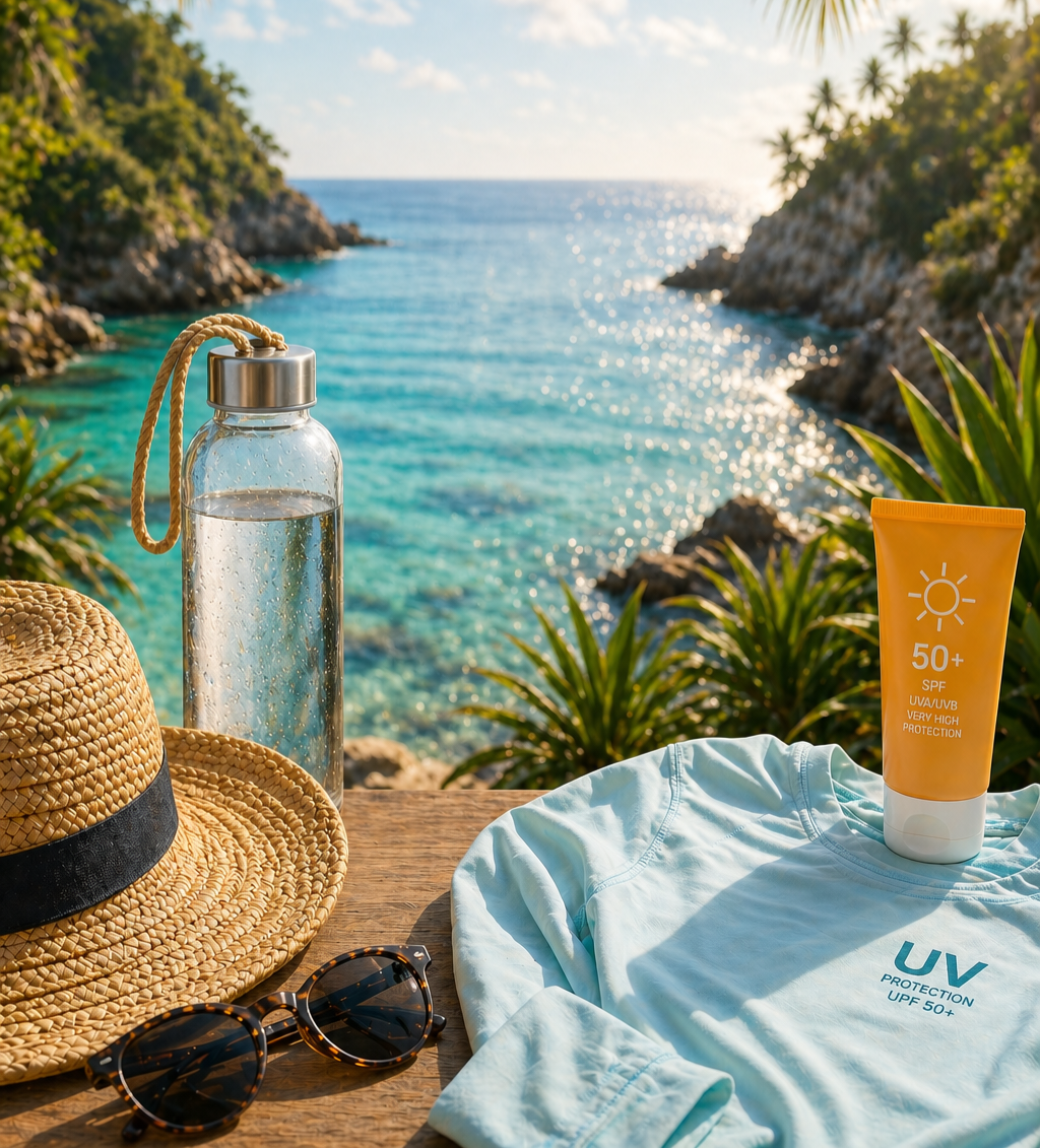 Les crèmes solaires au Mexique