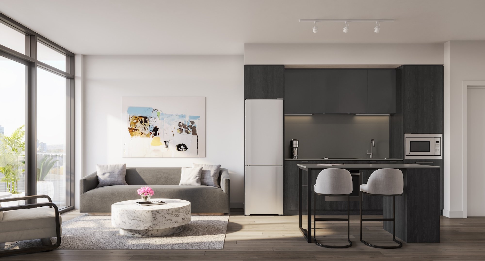 The Design District_Interior Dark Kitchen Living Dining.jpg