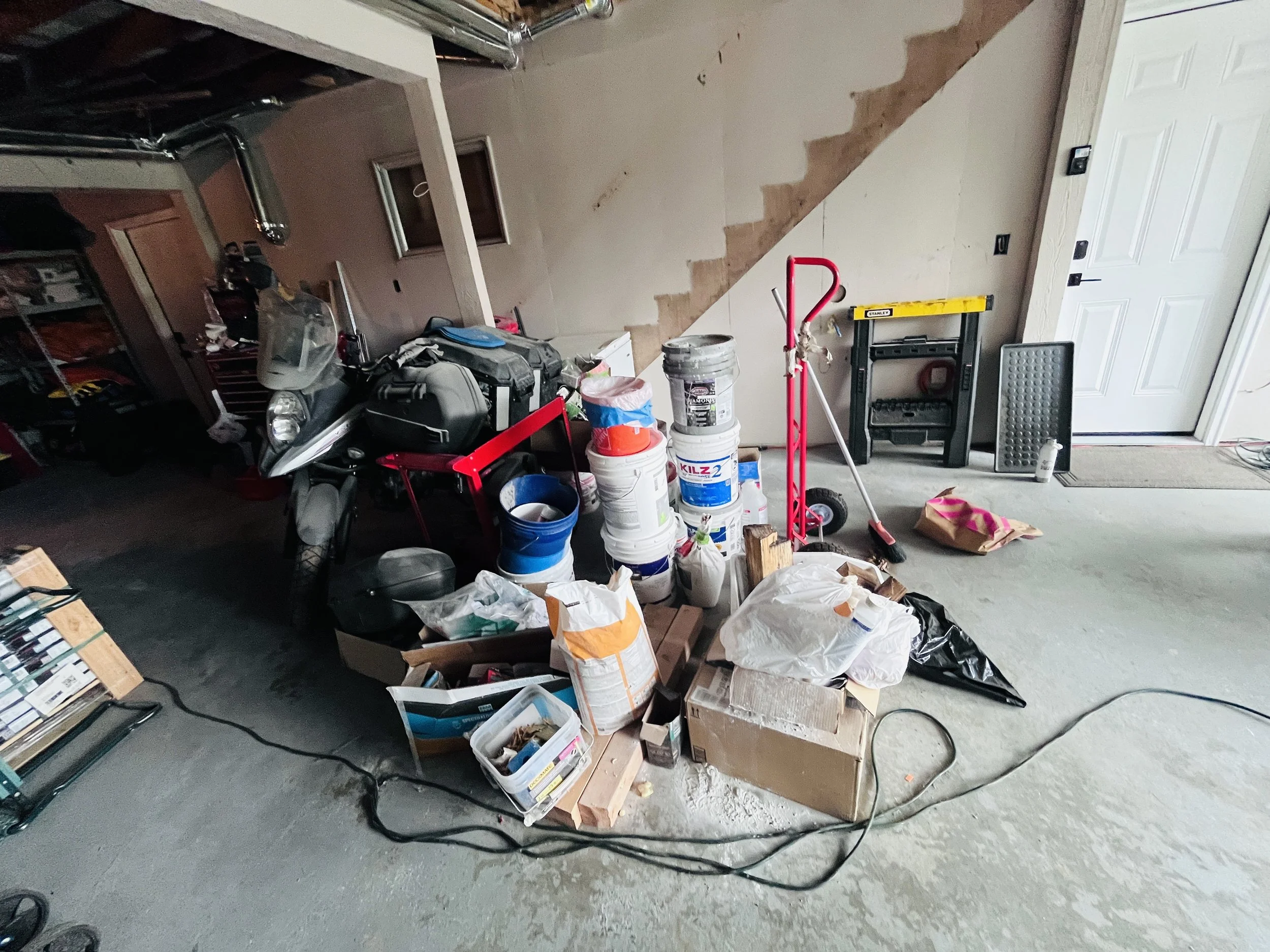 BEFORE: Garage Corner