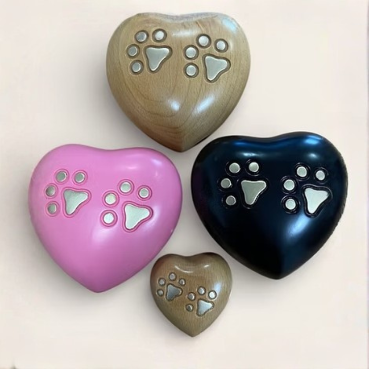 Amberley Wooden Heart Urns