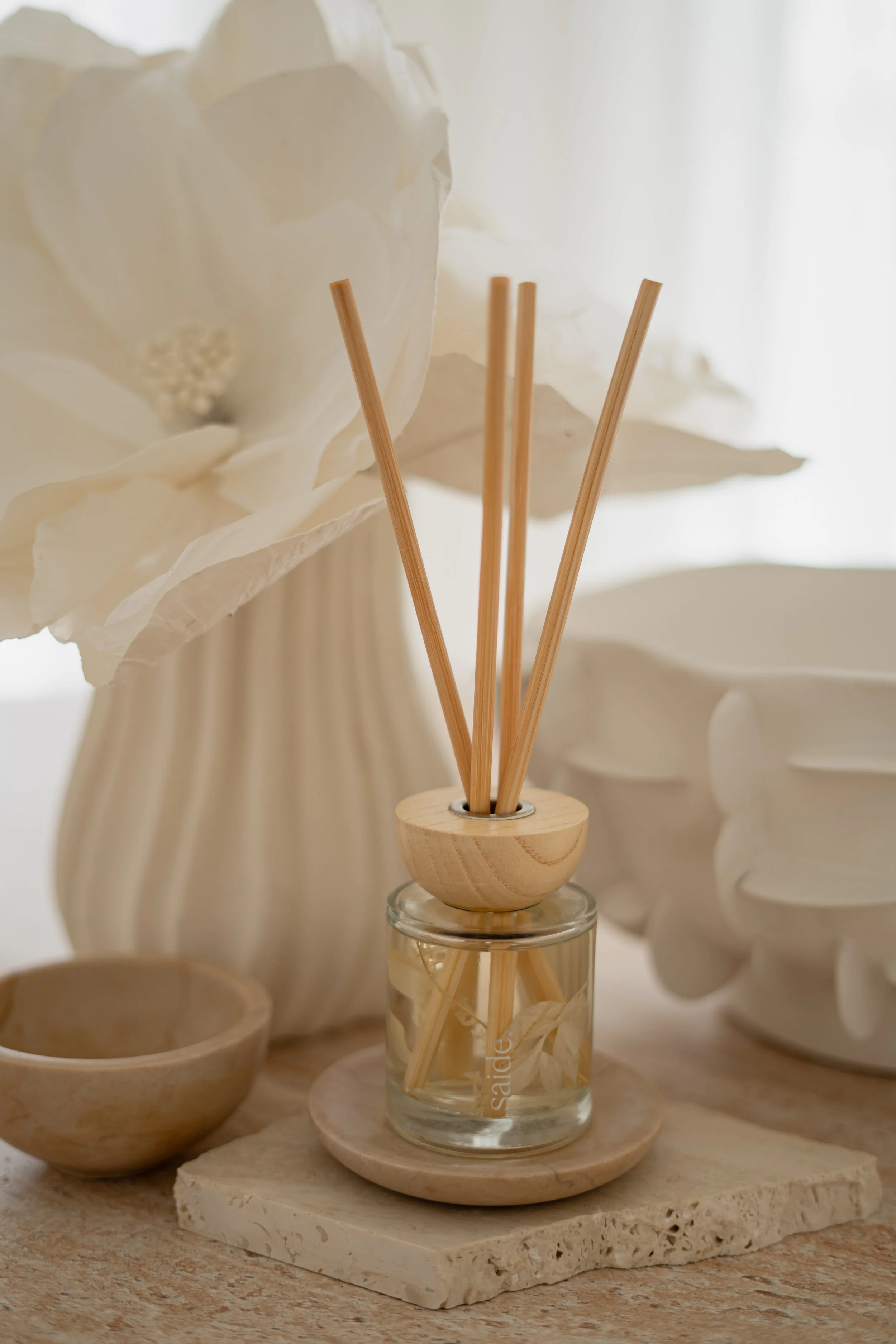 Saide_Fragrances_Reed Diffuser_Dining Room_Lifestyle_Coastal_Handpoured in Brisbane_3.jpg
