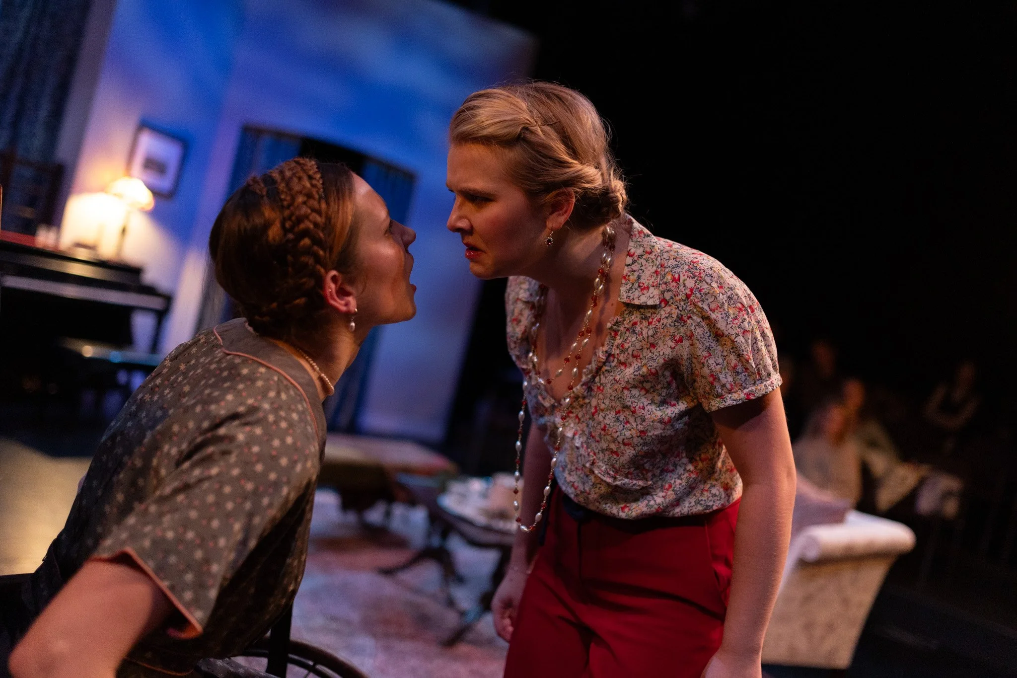 Lillian Devlin as Fefu in Fefu and Her Friends