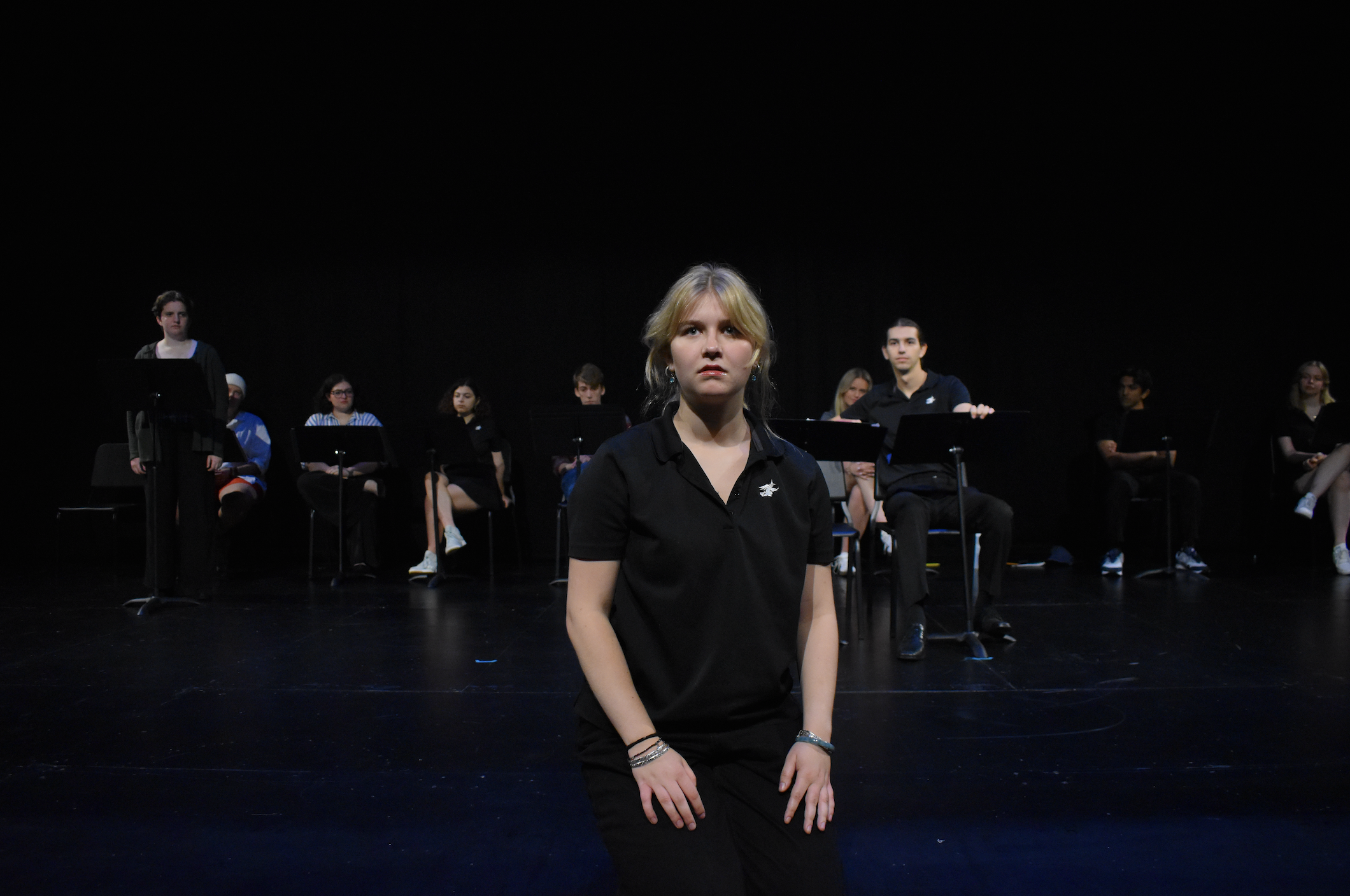 Lillian Devlin as AJ in Manspread