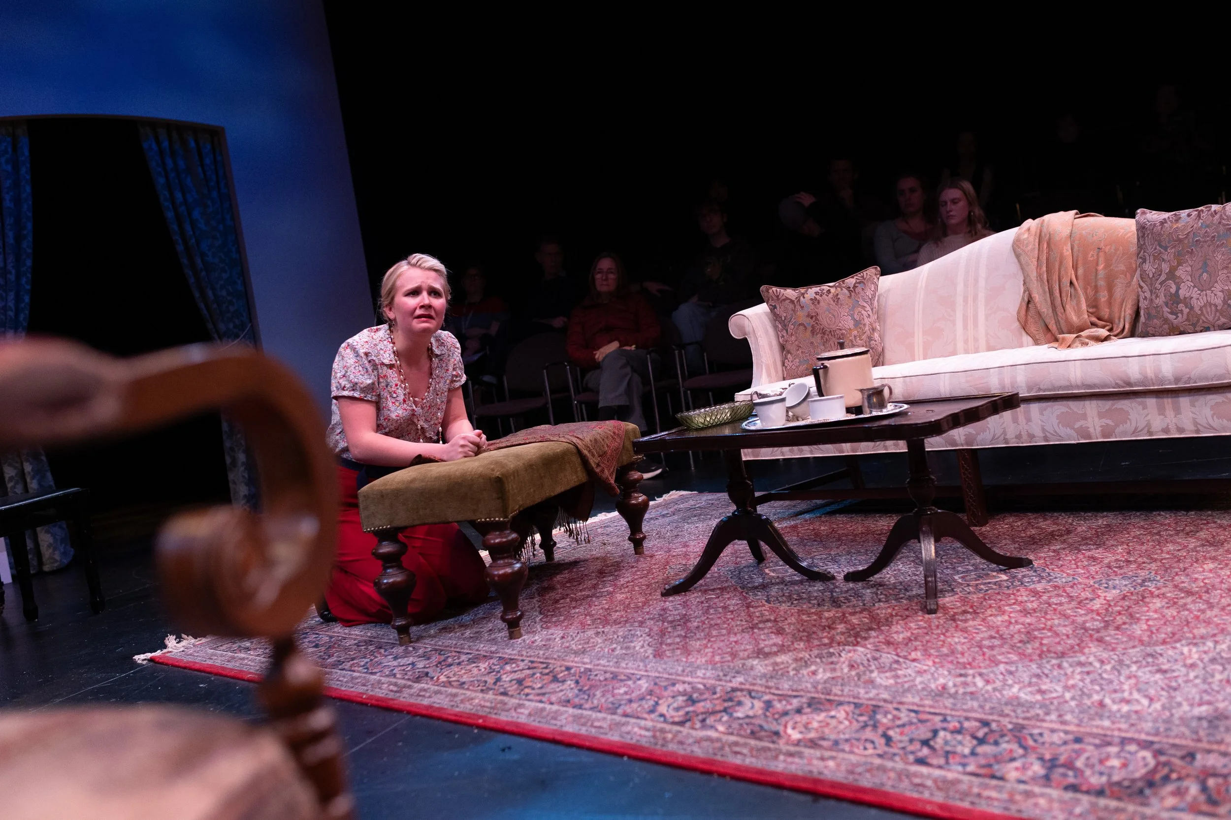 Lillian Devlin as Fefu in Fefu and Her Friends