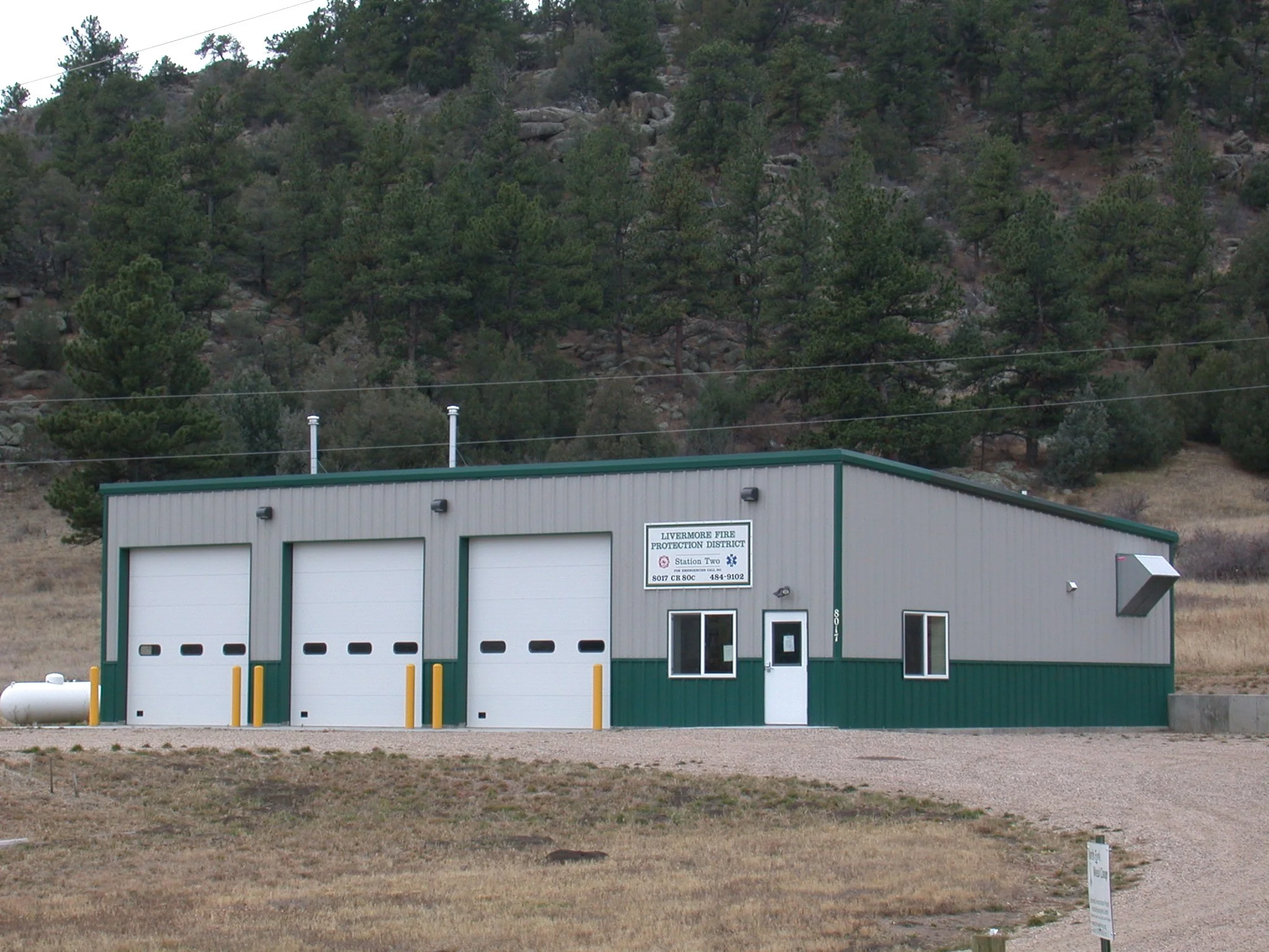 Livemore Fire Station #2 built by Anderson Construction Company Inc in Livermore, CO