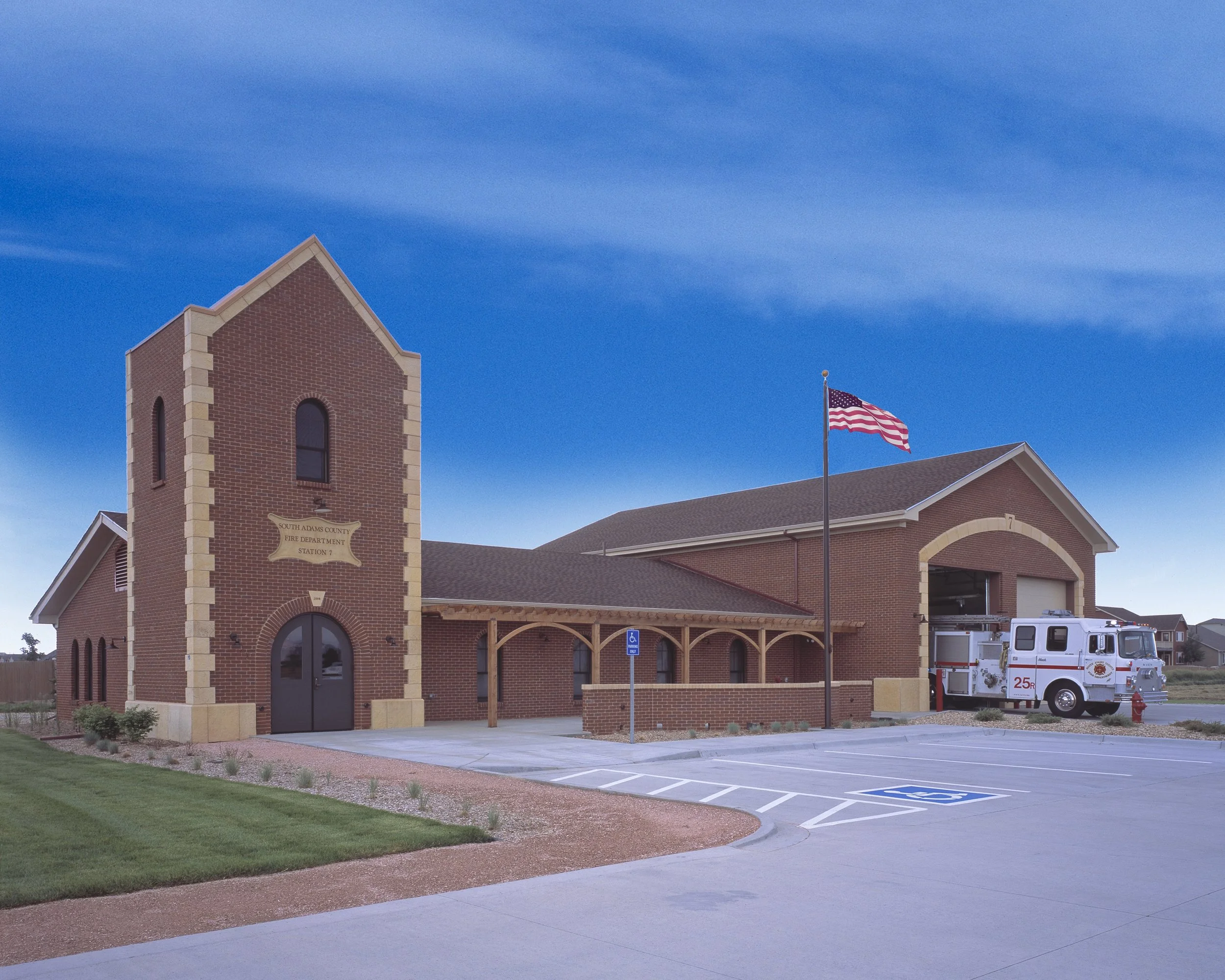 South Adams Fire Station #7 built by Anderson Construction Company Inc