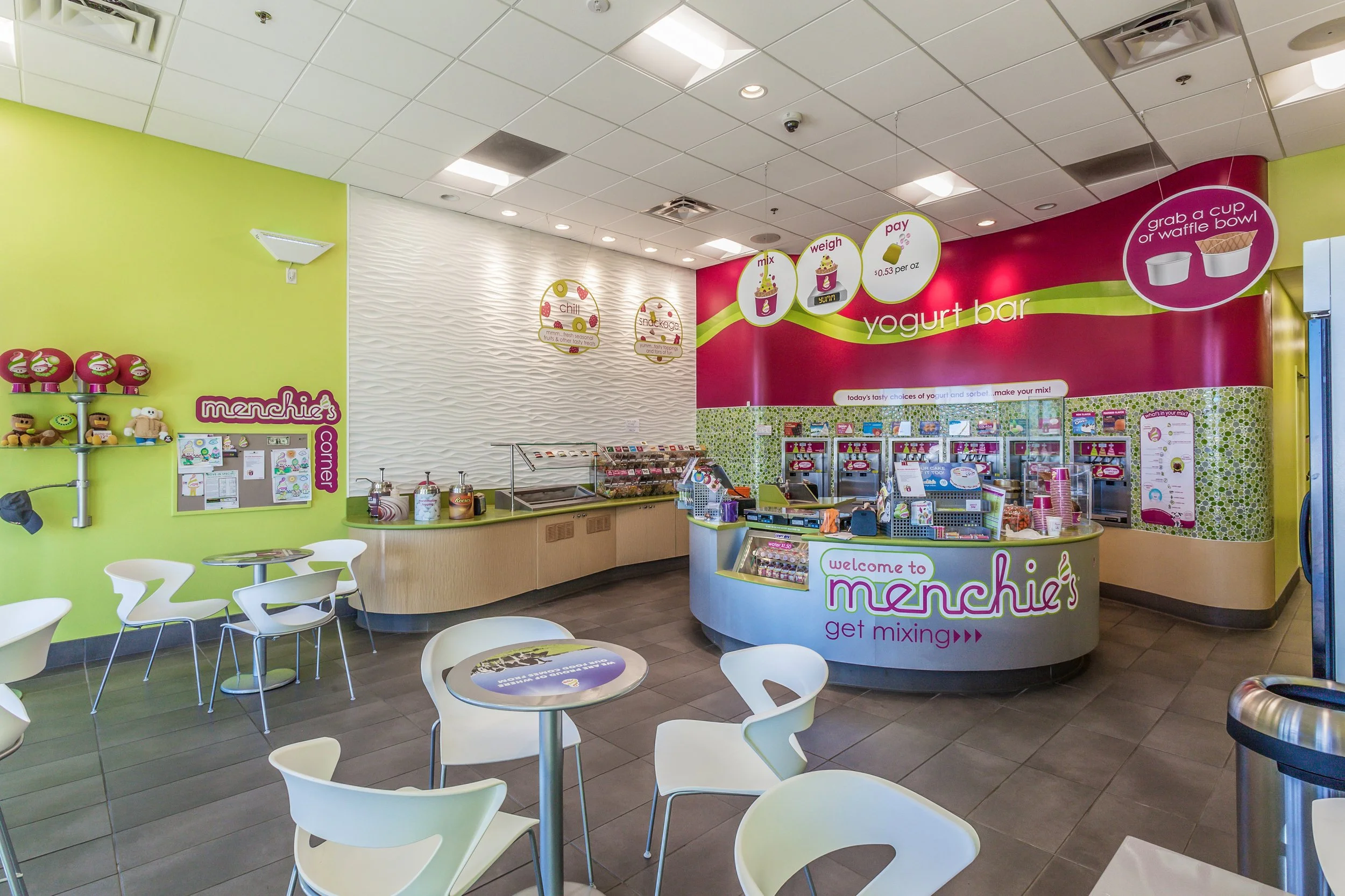 Menchie's Frozen Yogurt Built by Anderson Construction Company Inc
