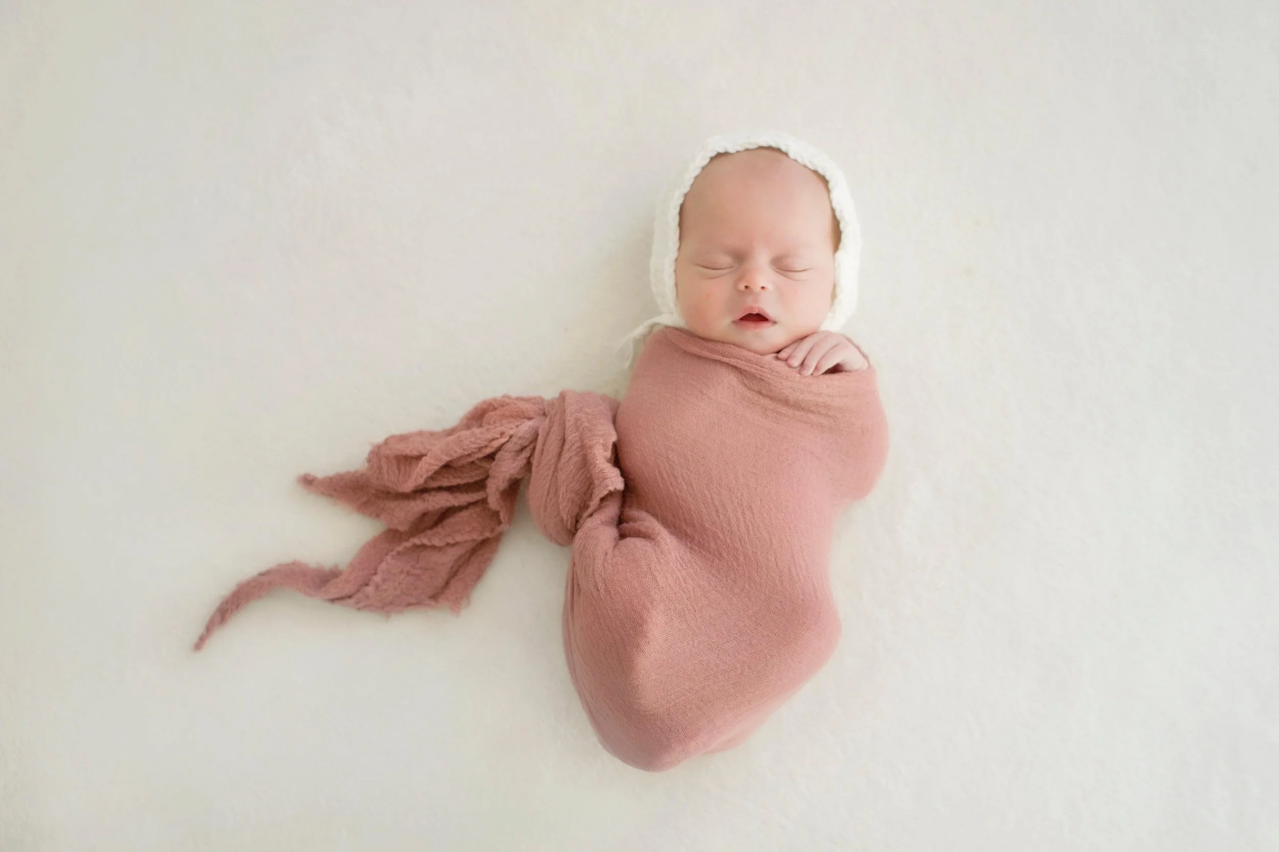 swaddled newborn baby knoxville newborn photography sarah eddlemon