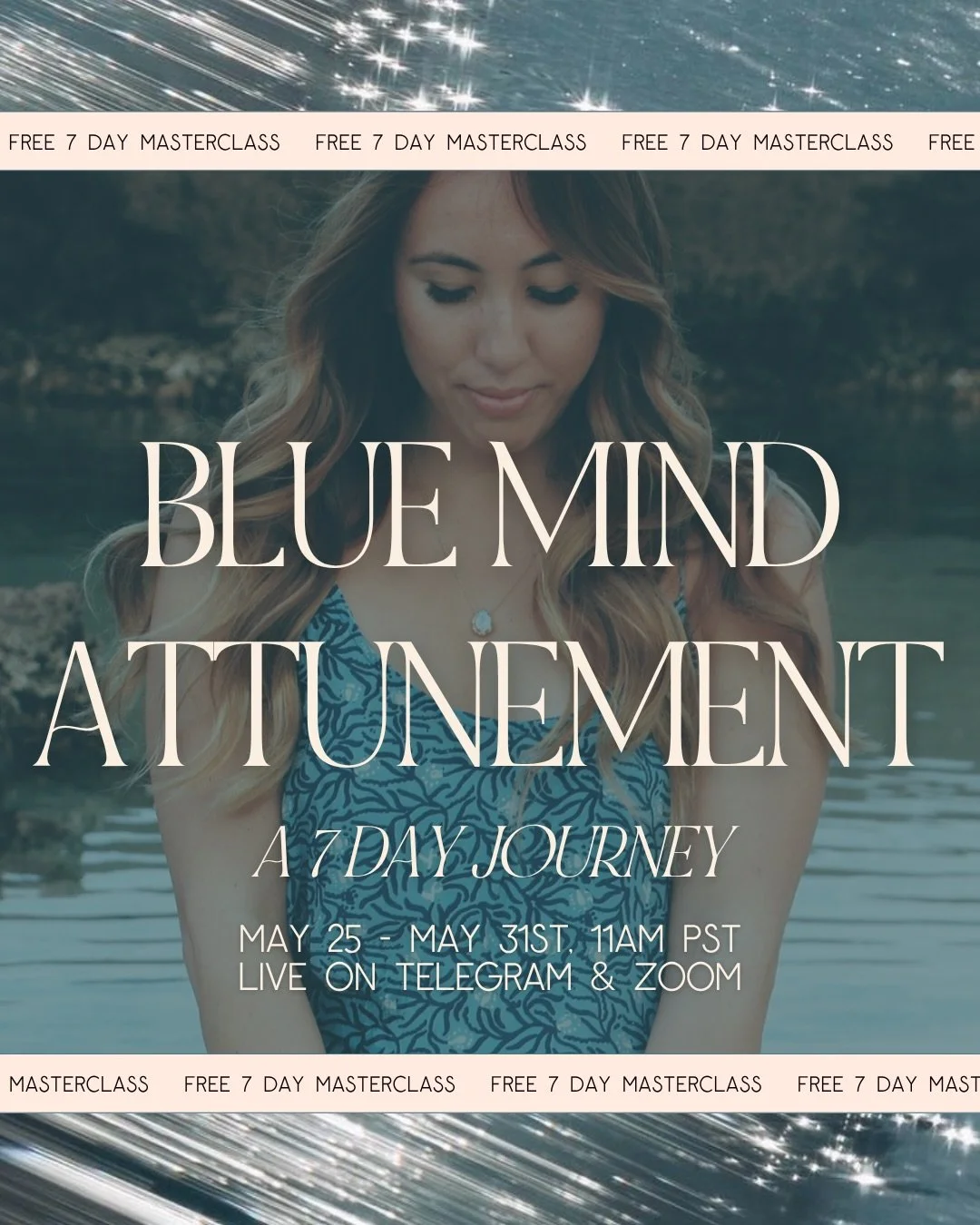 The ocean has always known how to bring you back to your true self.  This is a 7-day guided experience designed to help you reconnect to water, your nervous system, and the version of you that exists beneath all the noise.  Inspired by Dr. Wallace J.