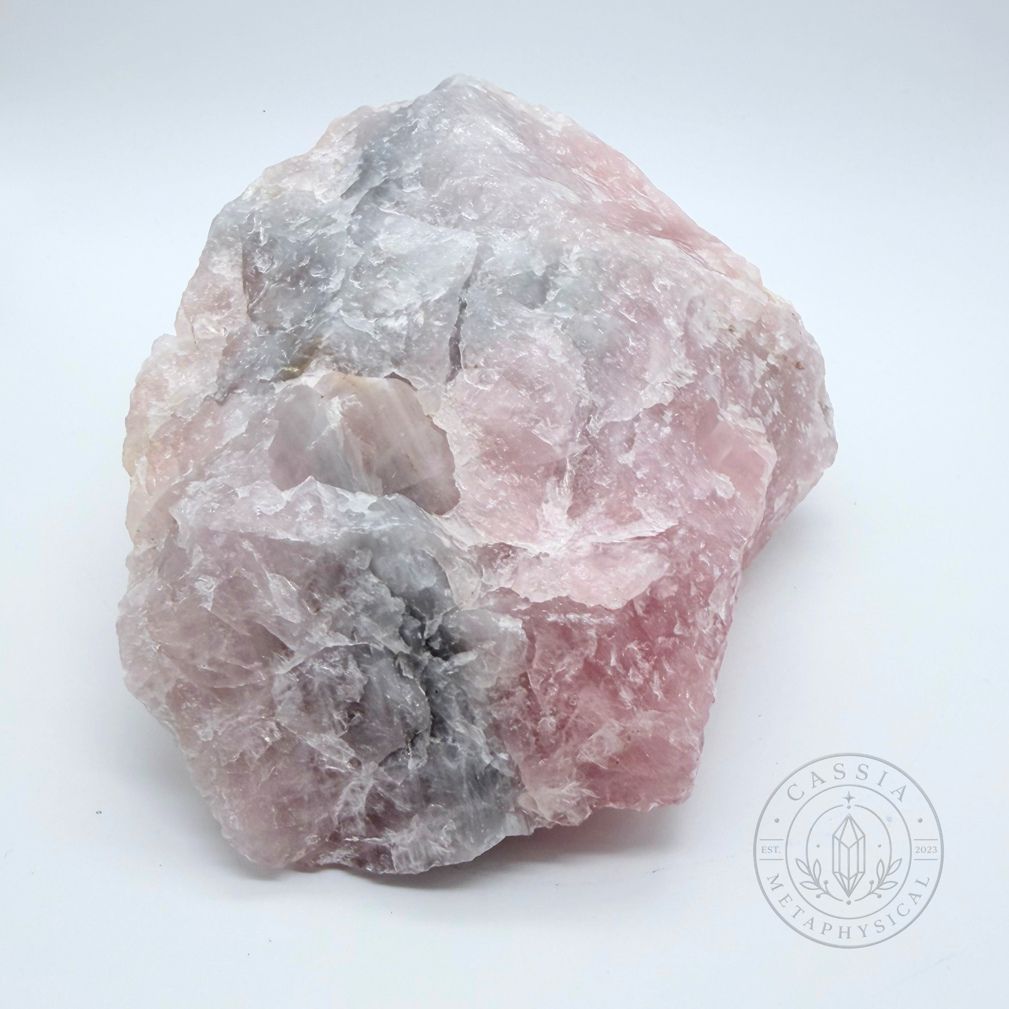 Lavender Rose Quartz | Large Raw Statement Piece