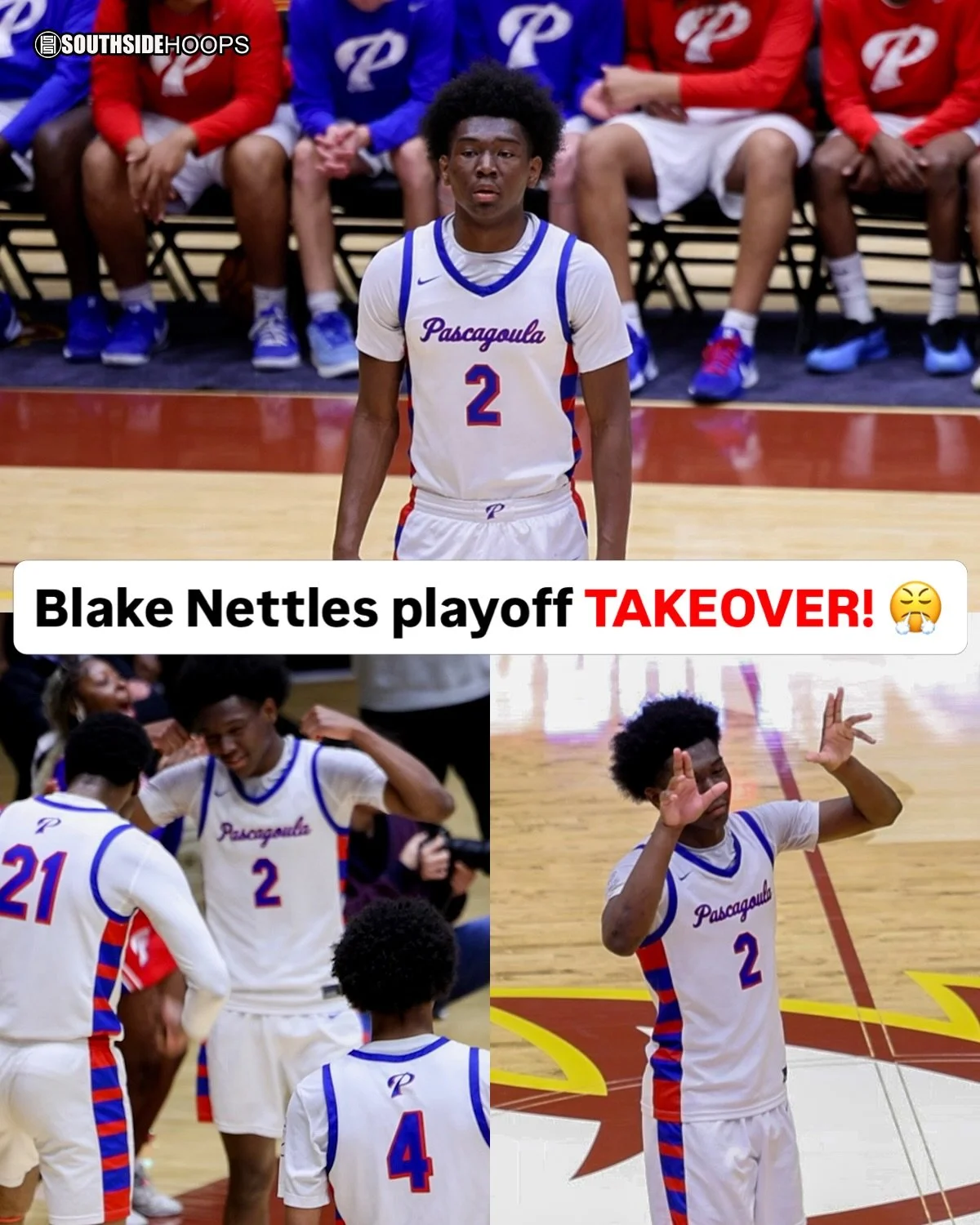 Blake Nettles took over in a heated playoff match-up!The senior guard finished with 27 points and earned his team a trip to the final four. 📈🔥
