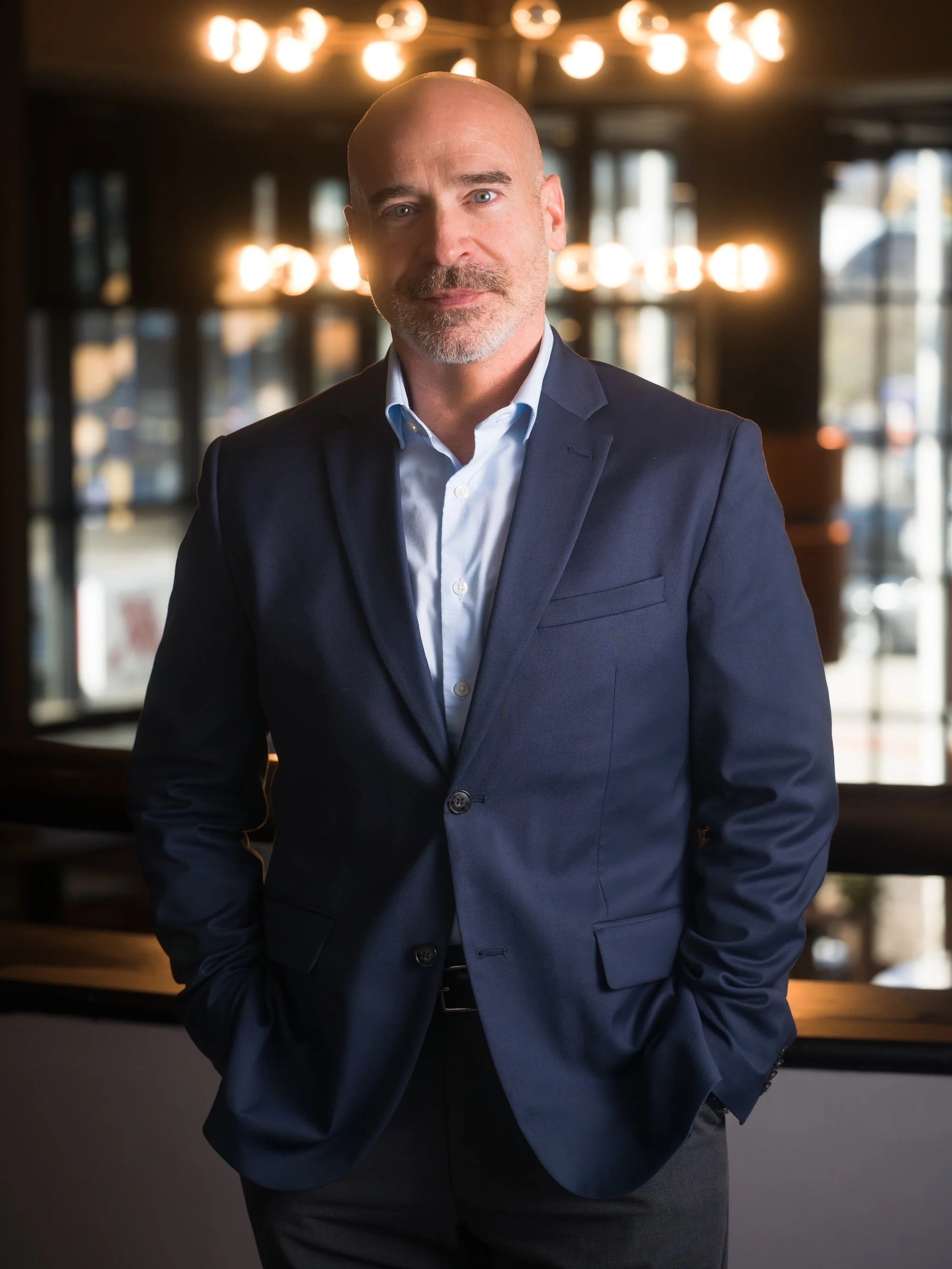 Kent Callison standing in front of a lobby