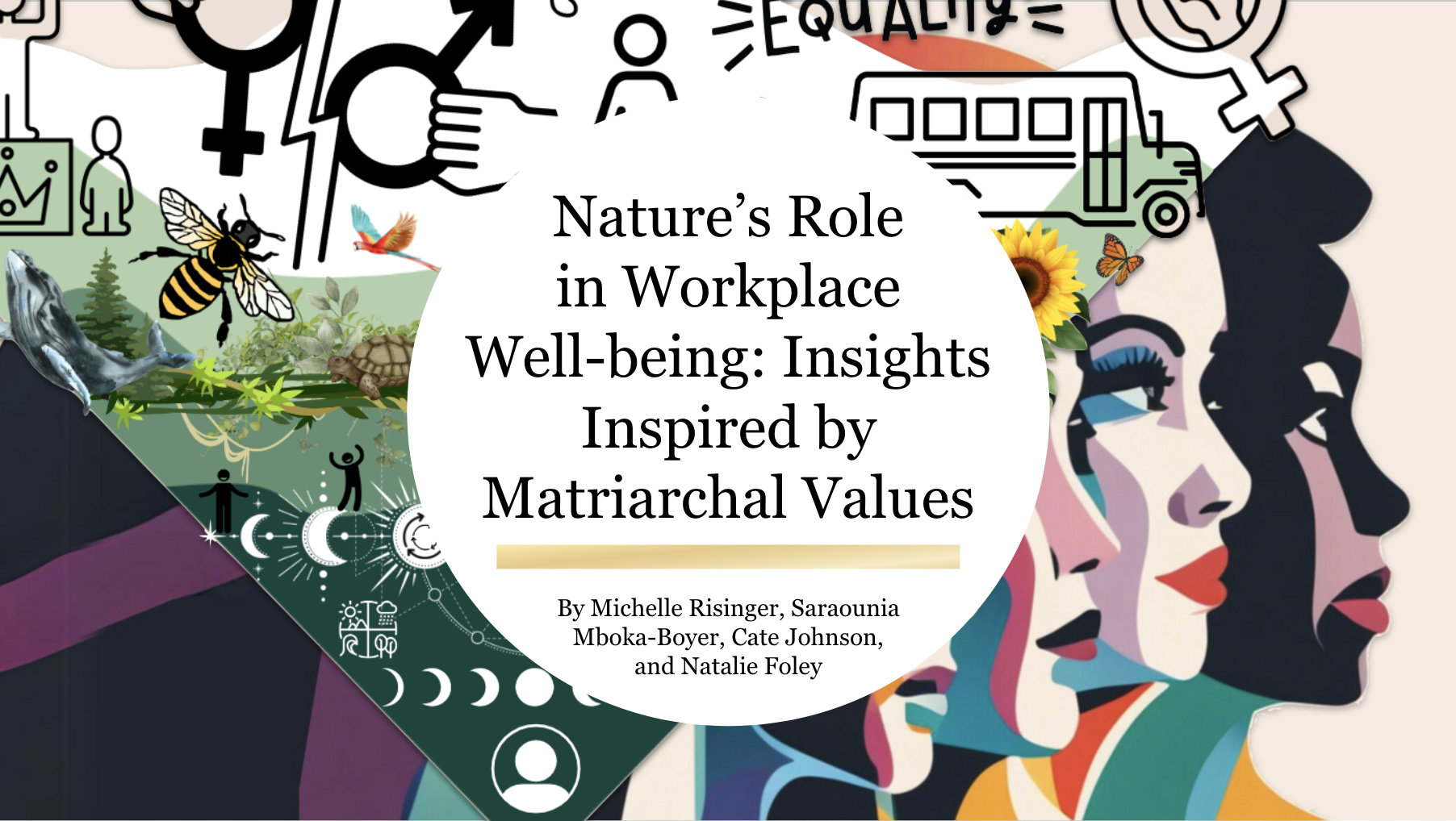 Nature’s Role in Workplace Well-being: Insights Inspired by Matriarchal Values