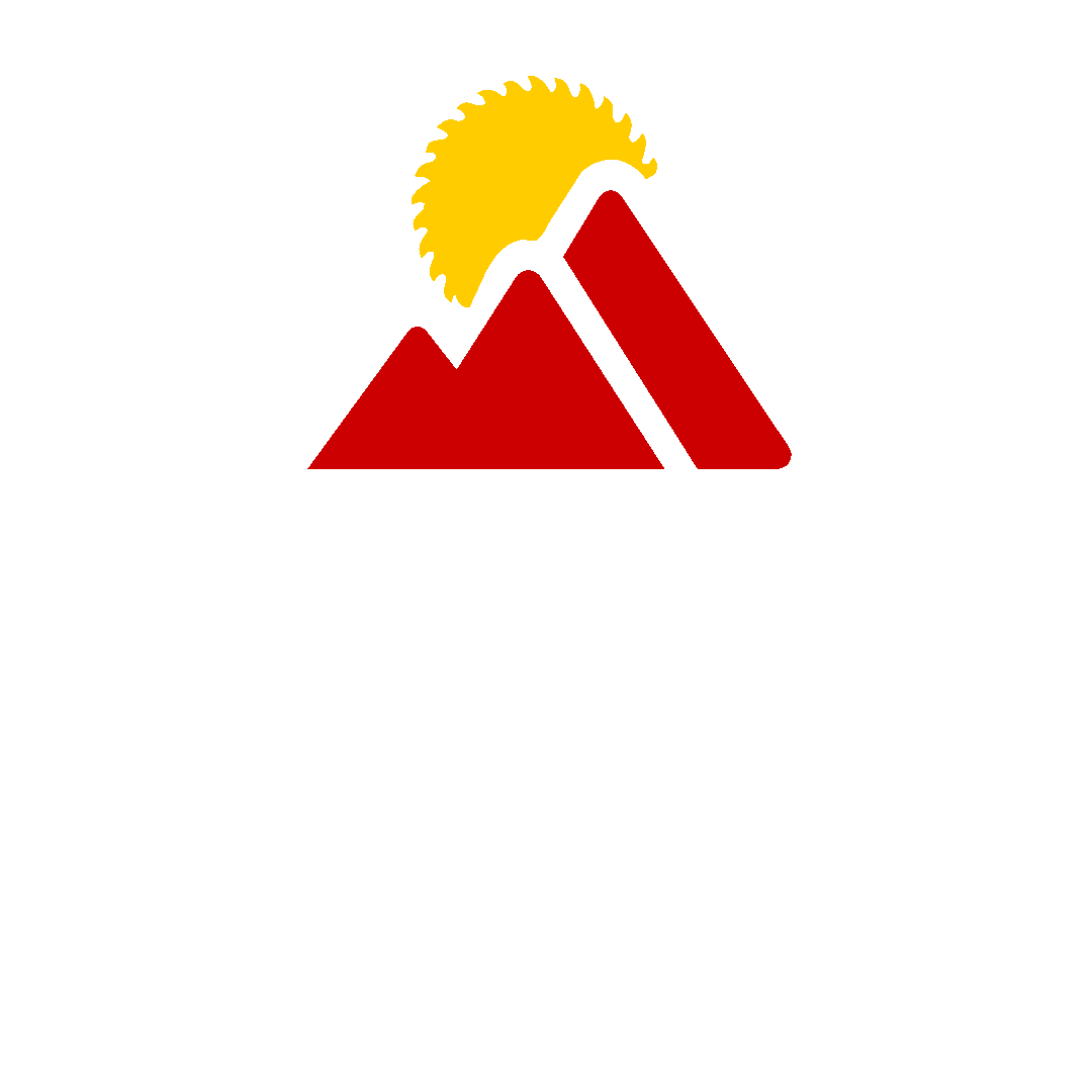 A logo with red mountain peaks, a yellow sun, and bold white text saying "RYDAWELL VAN CO." on a black background.