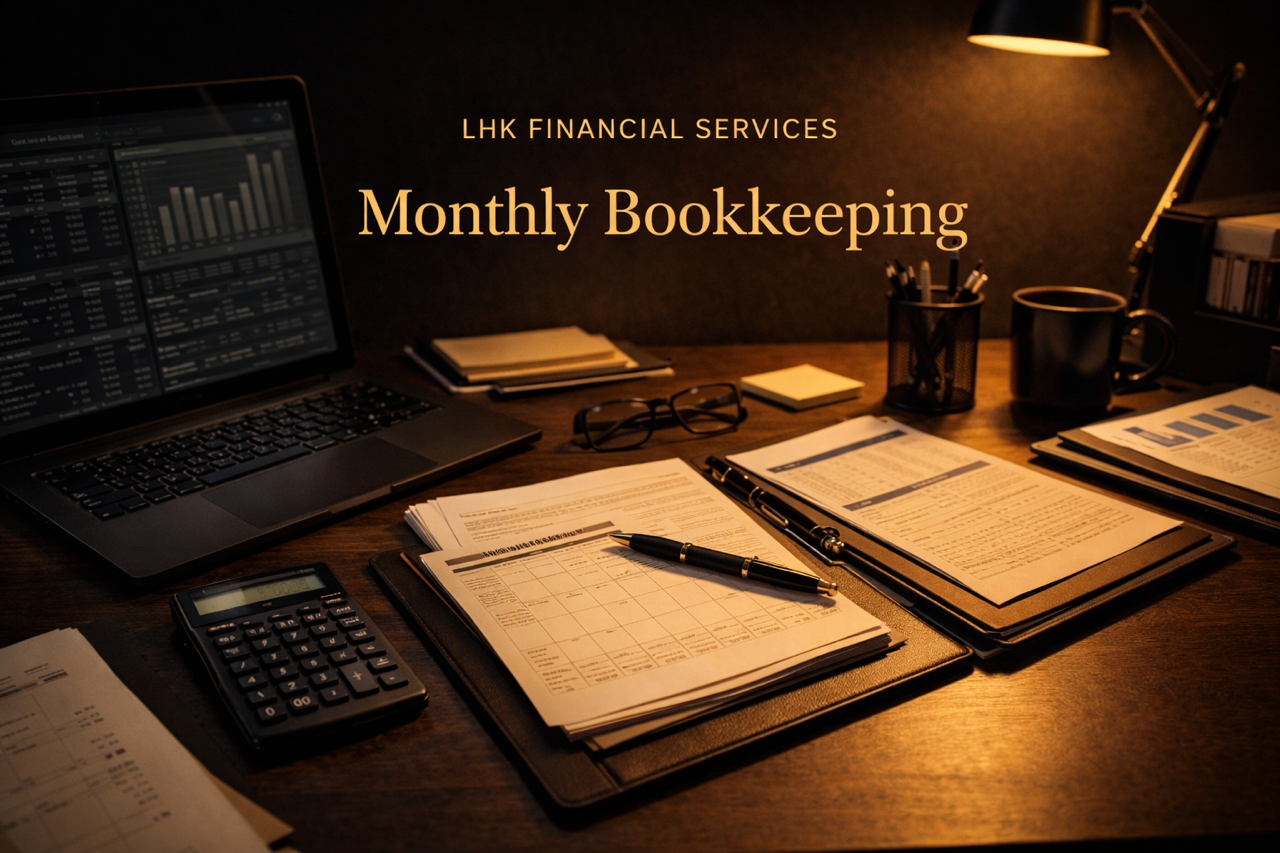 Monthly Bookkeeping & Financial Management