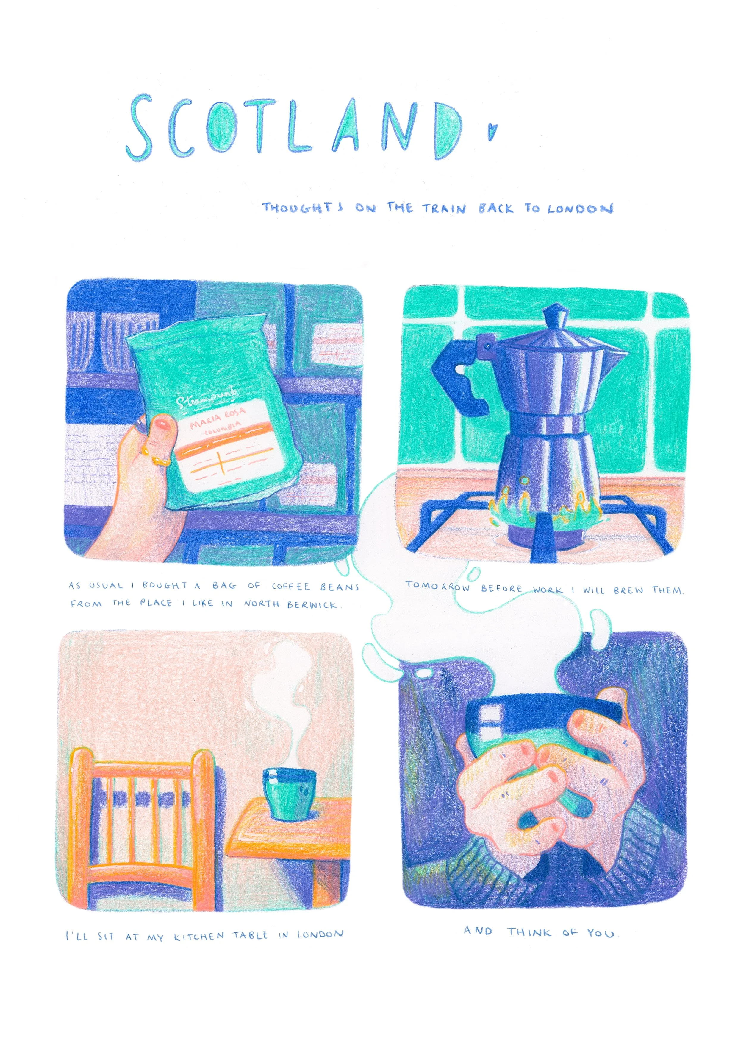 My Heart Is as Heavy as a Bag of Coffee Beans