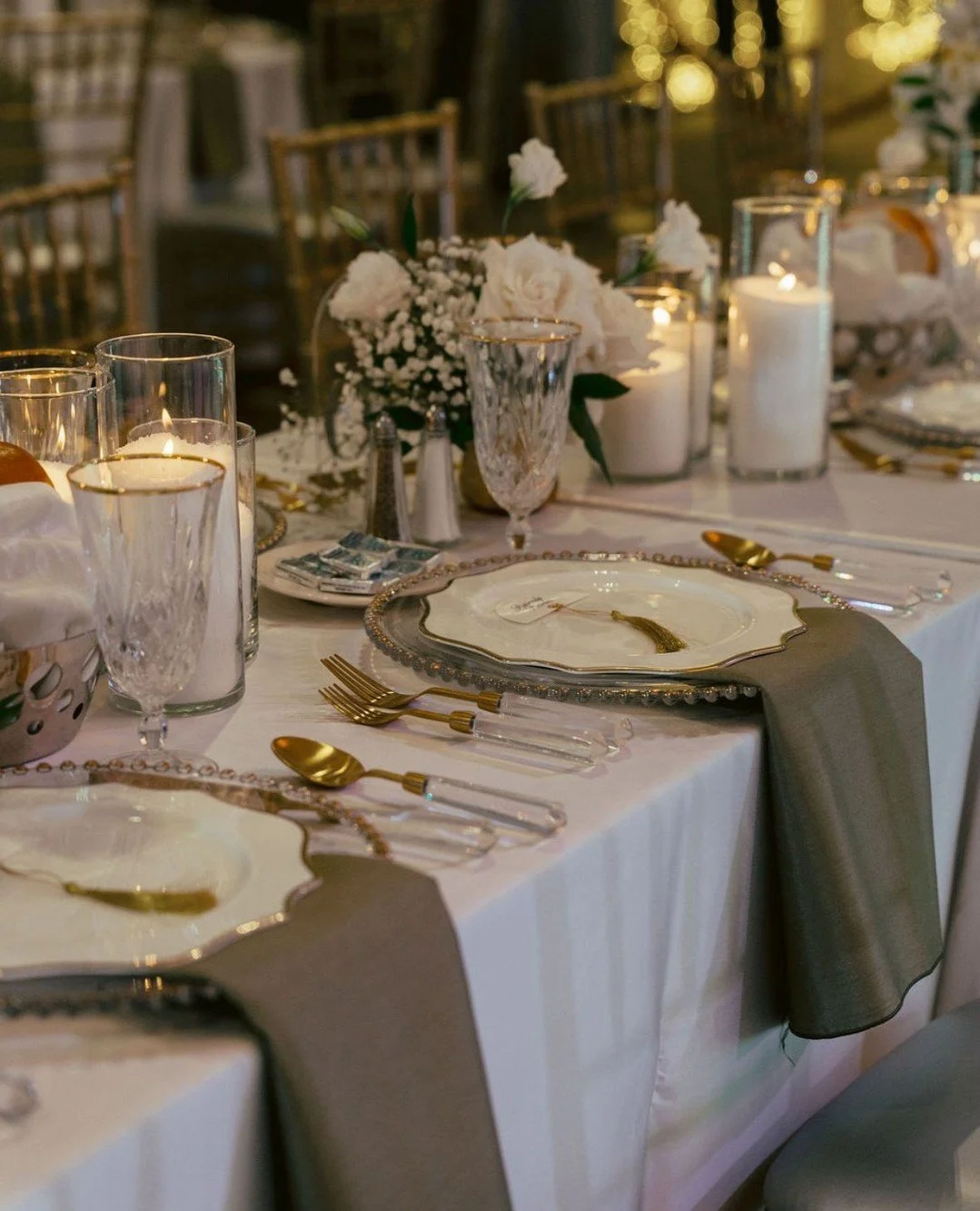 A few of my favorite details from Karina &amp; Franciscos wedding at JW Marriott. ⁠
⁠
They came to us with ideas as a starting point and trusted us to run with it.&hellip; Getting to take that initial spark and slowly build it into something cohesive