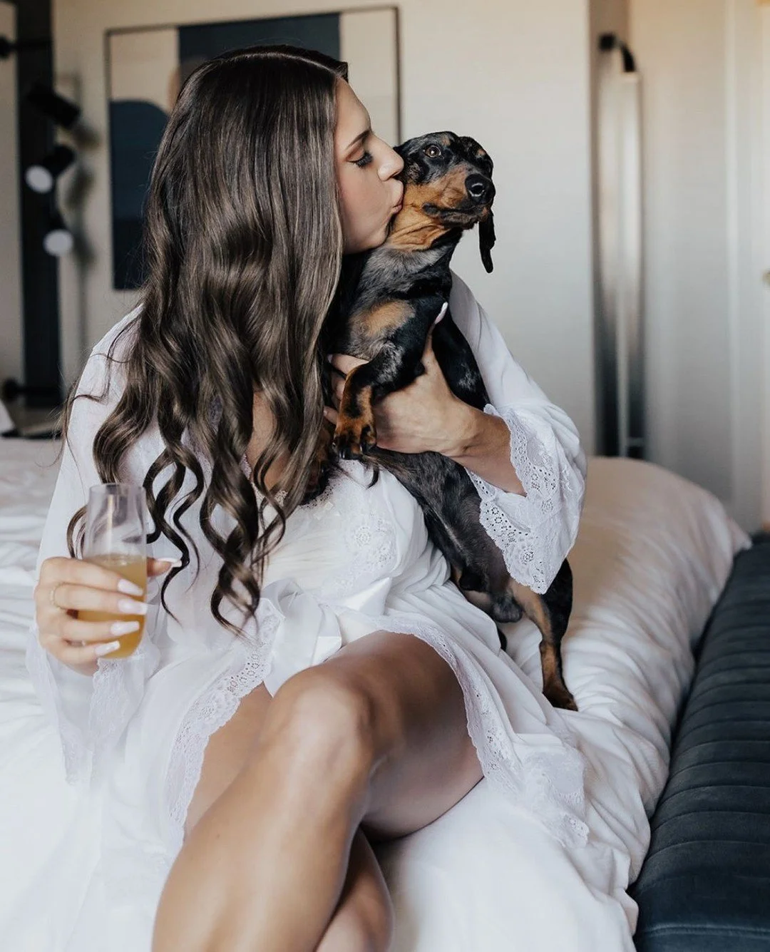 A few of my favorite moments from Kate &amp; Justin's celebration. ⁠
⁠
I always get so jealous when couples incorporate their pups into their big day and I absolutely love this for them. Makes me wish I'd had my fur babies for my own wedding day beca
