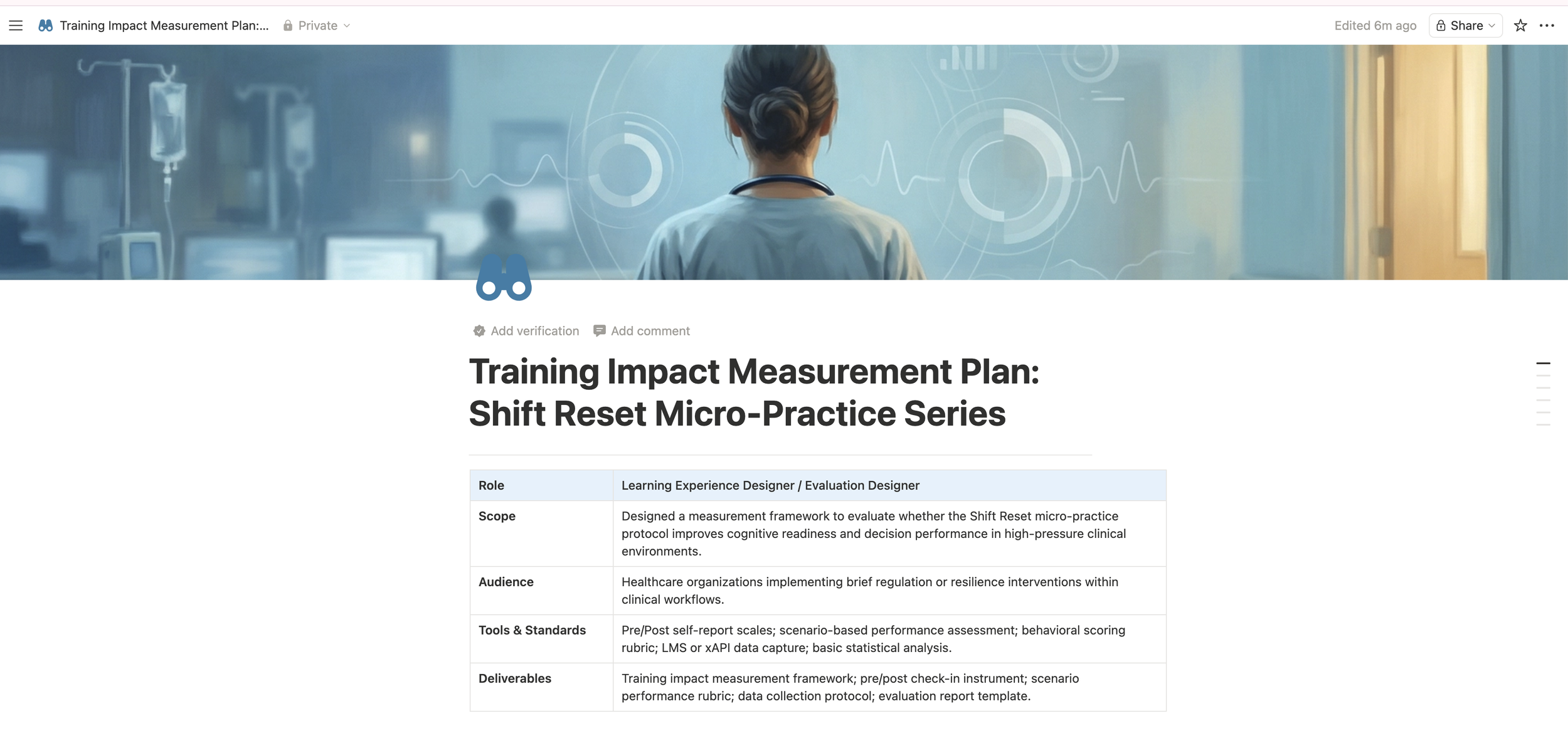 Measurement & Impact