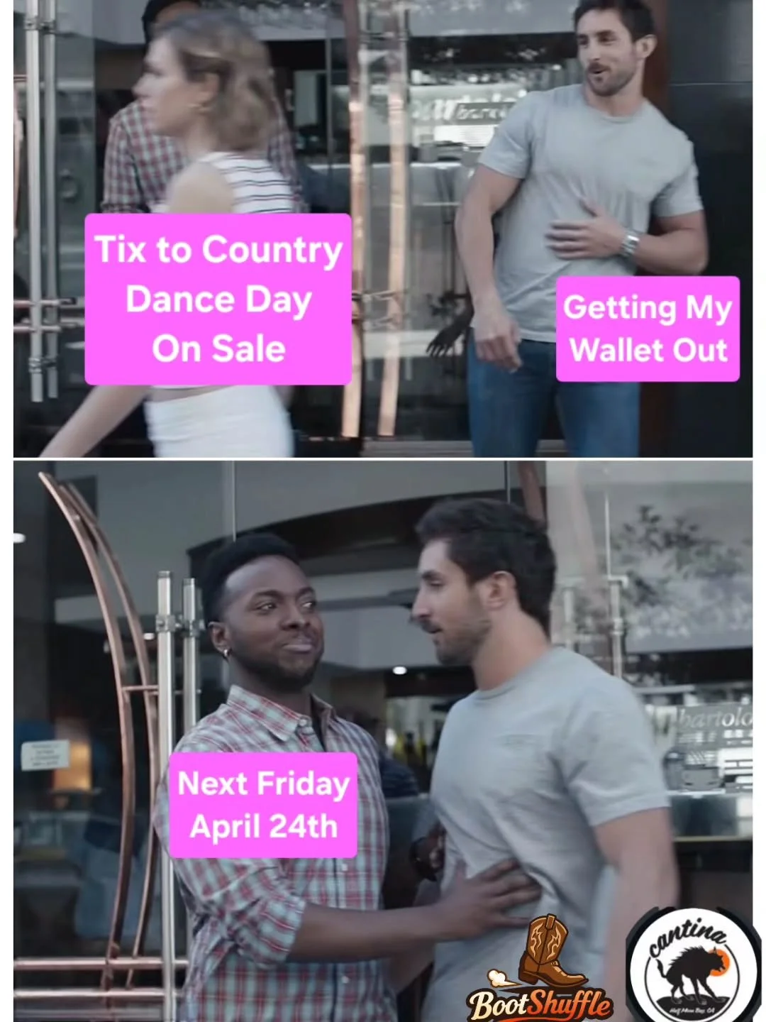 Say less&hellip; I&rsquo;m already getting my wallet out 💳🤠

🎟️ Tickets for Country Dance Day go on sale NEXT FRIDAY &mdash; April 24th

Don&rsquo;t be the one asking &ldquo;are there still tickets left?&rdquo; later&hellip;

The Bay Area's Bigges