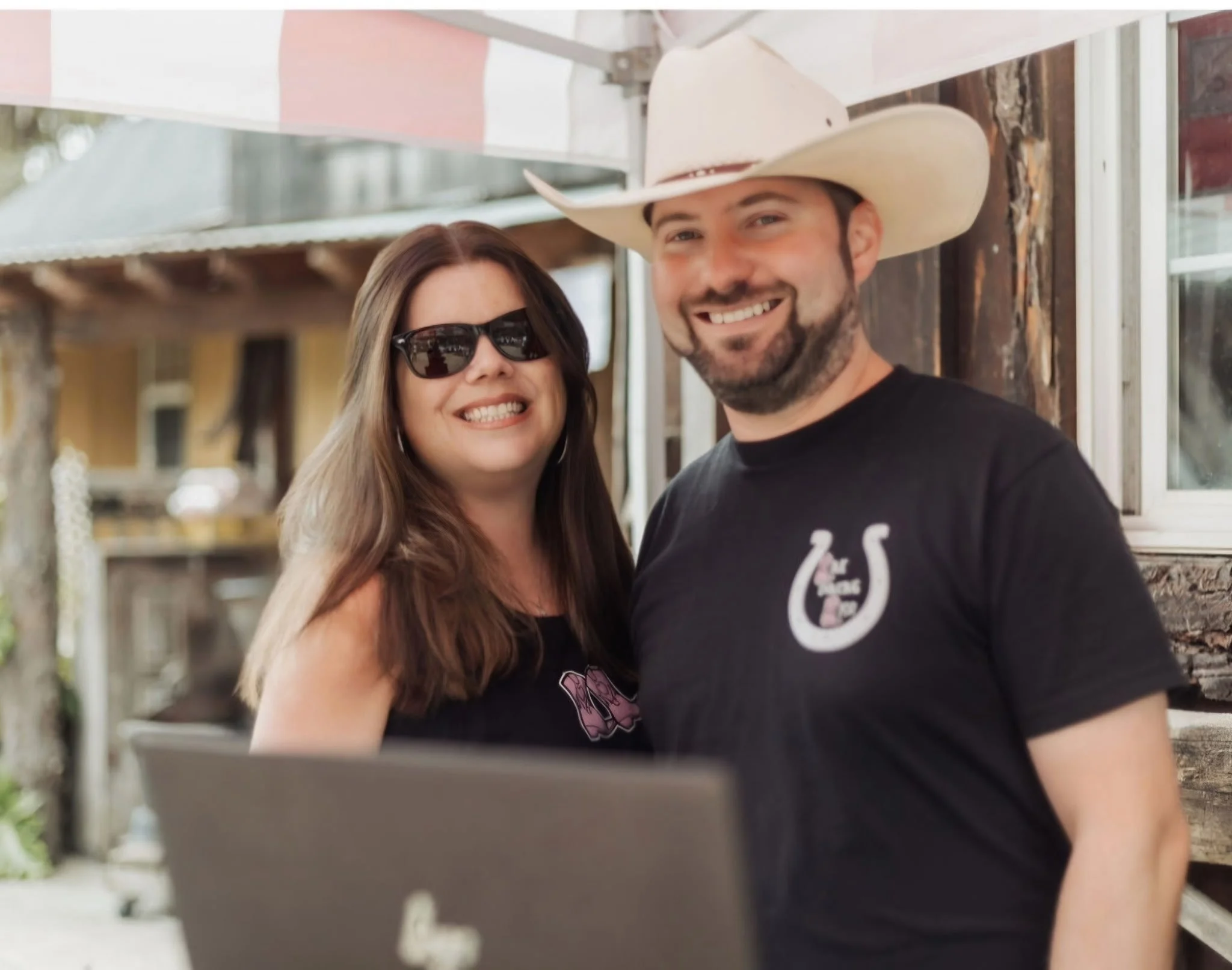 DJ Shivers and Line Dancing Lisa at a Bay Area country dance event, bringing high-energy music and line dance instruction to local venues.