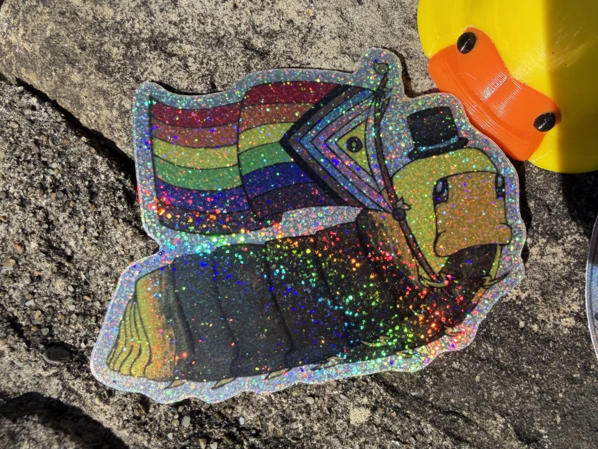 Pride Isopod Sticker