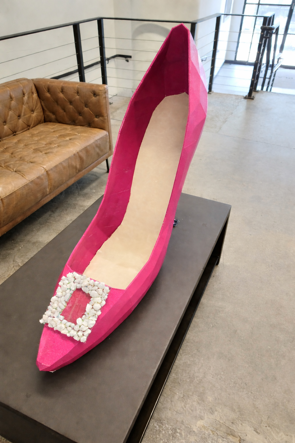 3D Printed Event Prop with Rotating Selenite Base