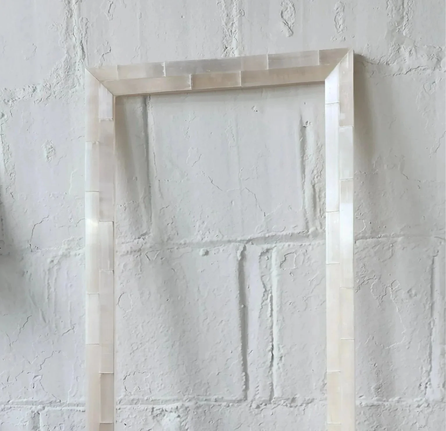 Selenite and Satin Spar Mirror Frames