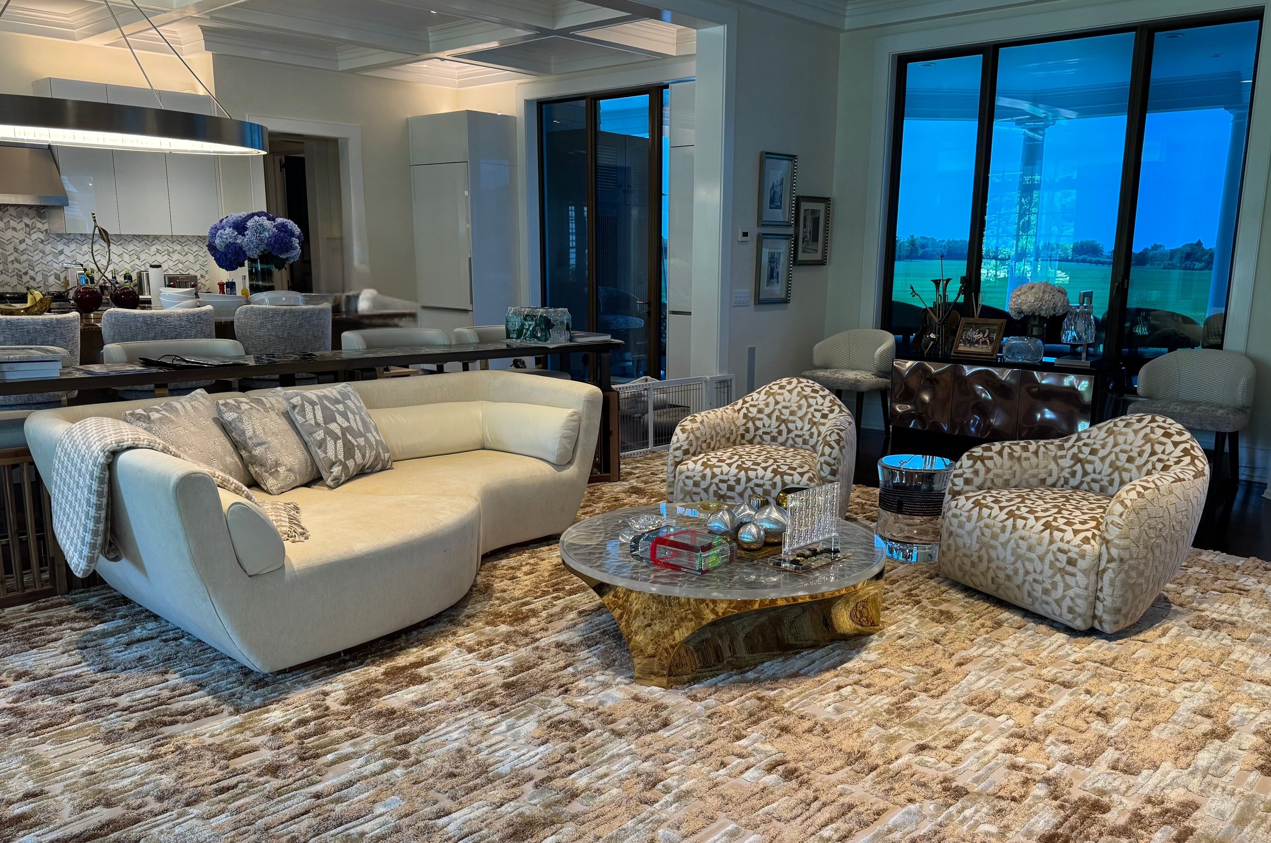 Milled Acrylic Coffee Table - 2025