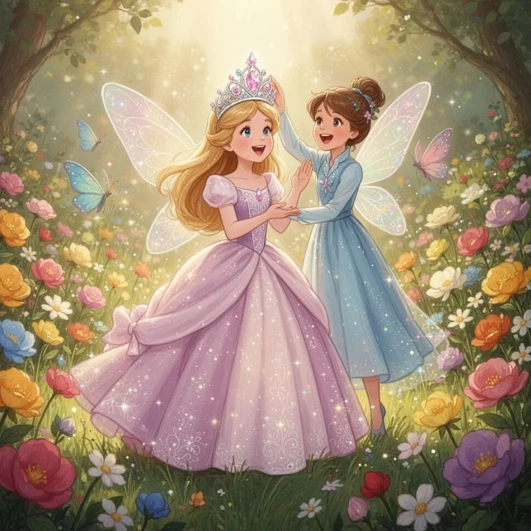 Princess-in-Training Tiara+Magic Mirror