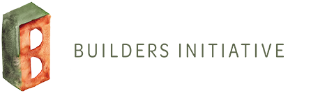 Logo with a slice of bread holding a capital letter B, representing a bakery brand.