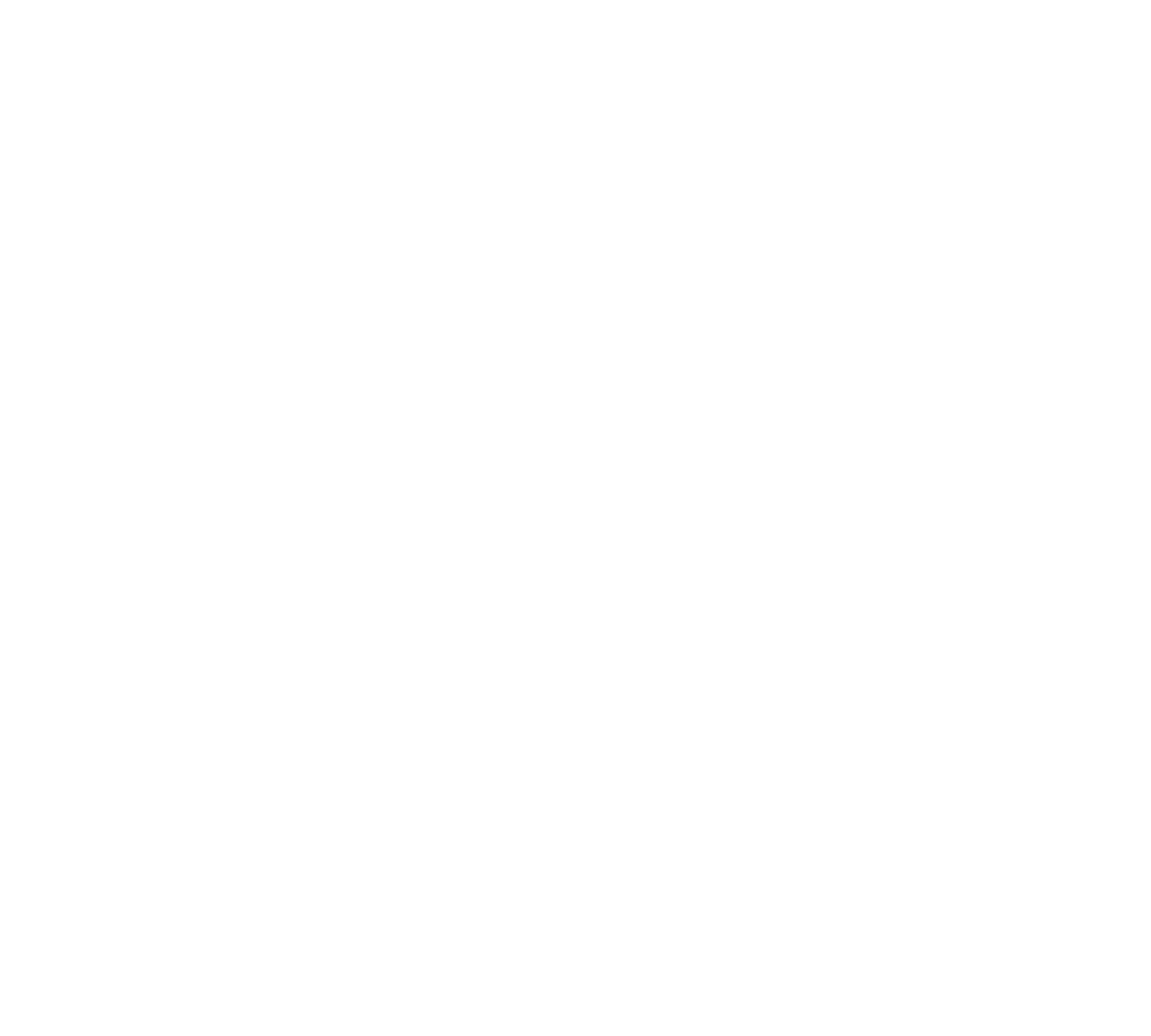 Stylized white musical note on a black background.
