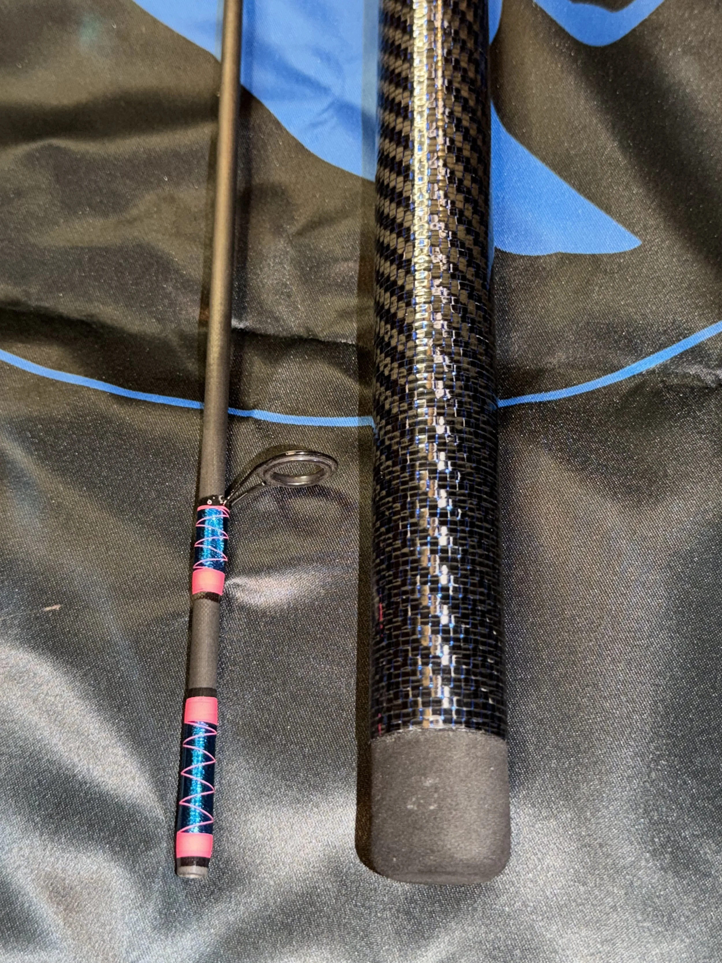 Customer fishing rod built in the PNW pacific northwest at Blue Heron Custom Rods