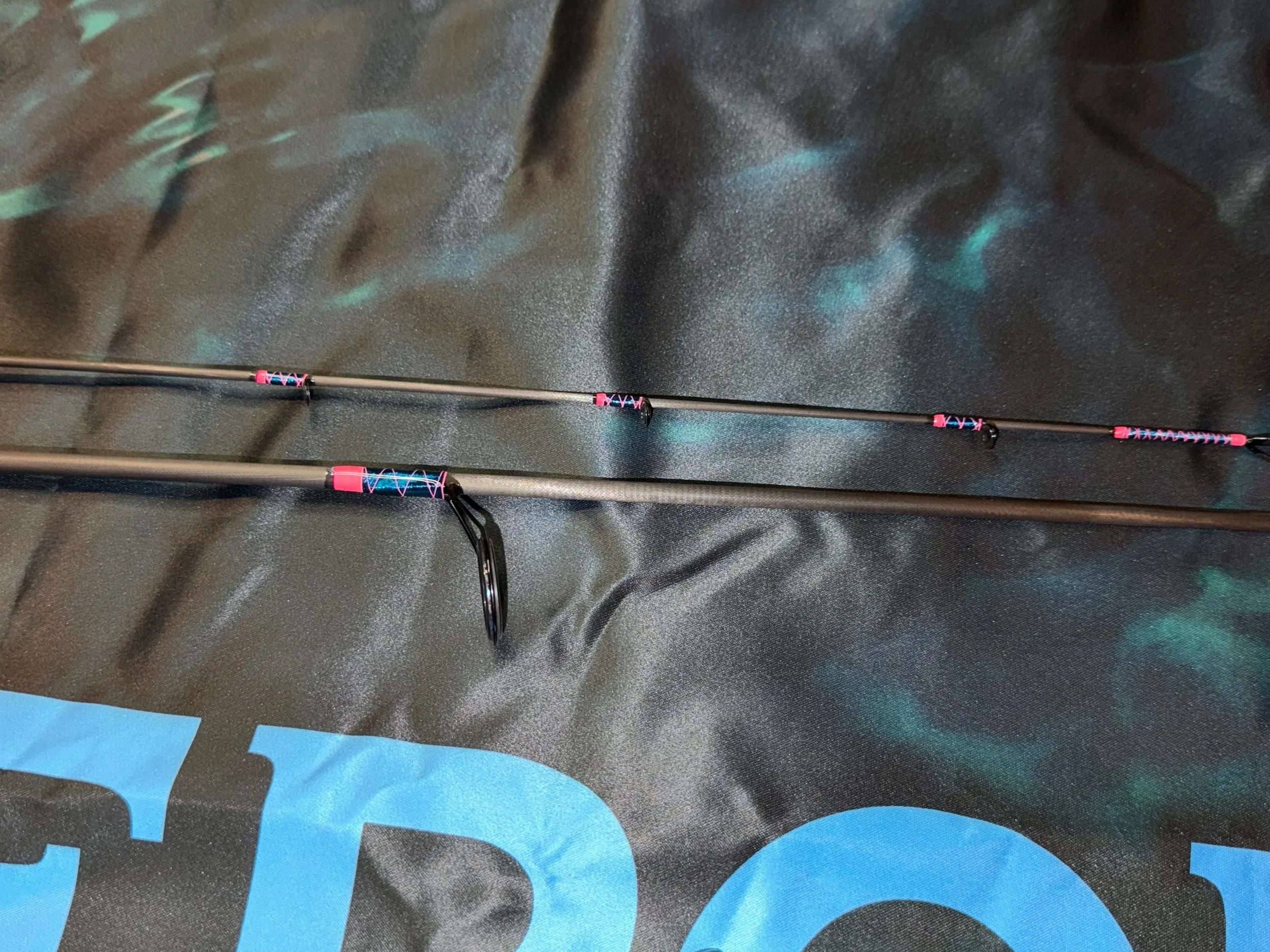 Customer fishing rod built in the PNW pacific northwest at Blue Heron Custom Rods